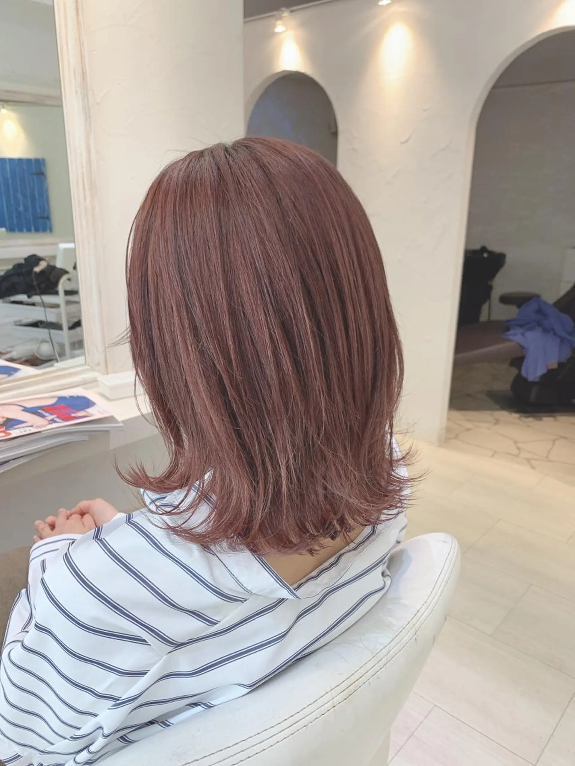 ミディアム カラー 中目黒✂︎店長✂︎ TOMOHIROのヘアスタイル