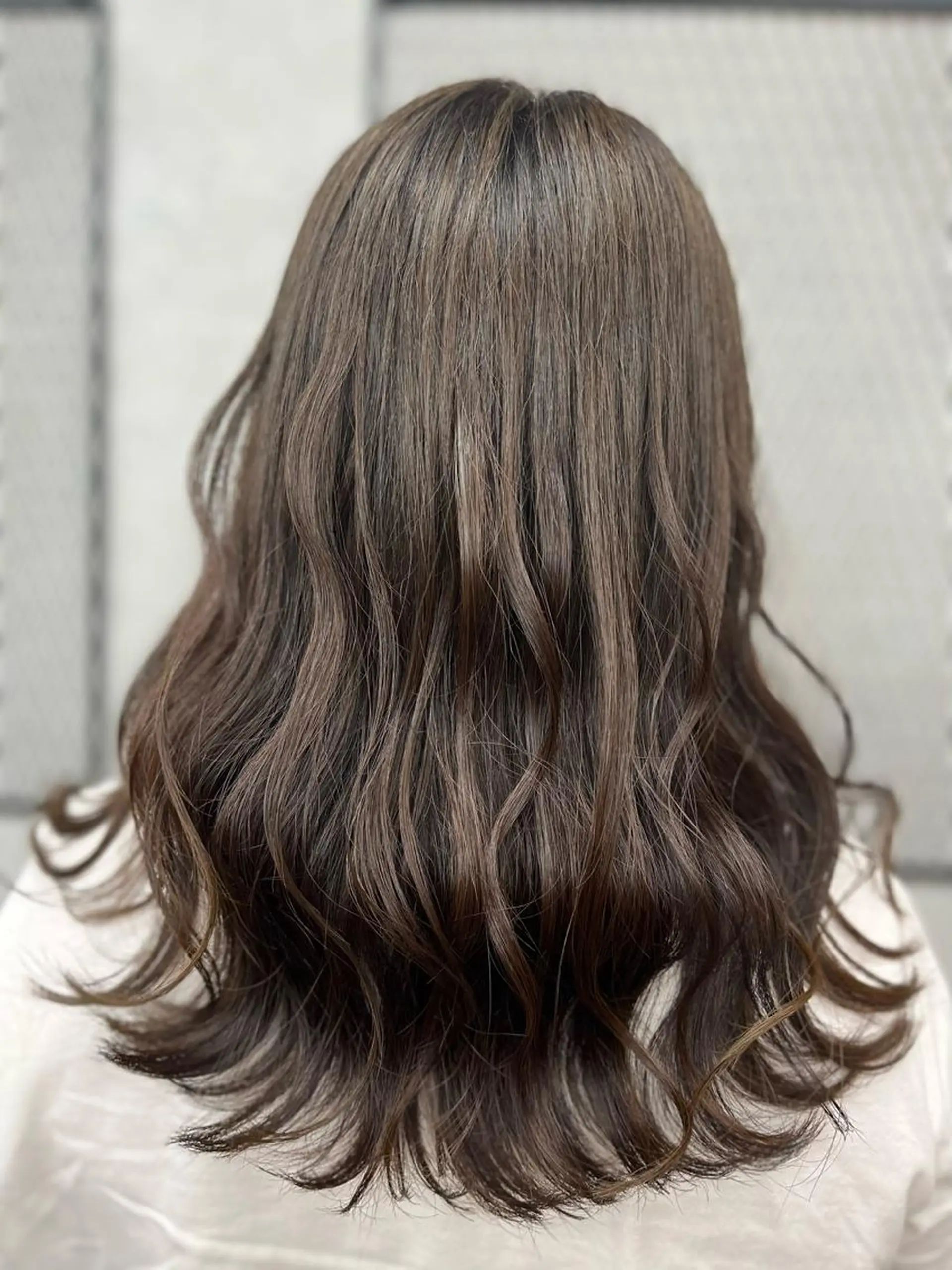 ロング 川畑 花菜のヘアスタイル