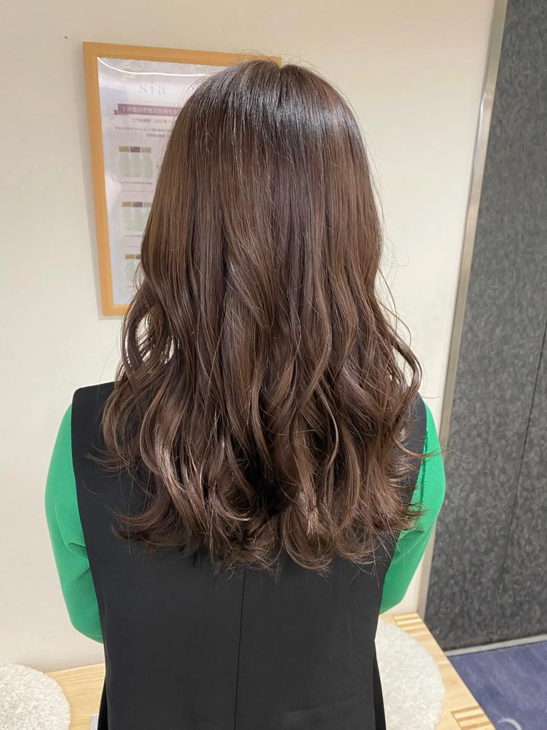 セミロング カラー ヘアアレンジ レイヤーカット ボブ /ニュアンス/ satomi🧸💖のヘアスタイル