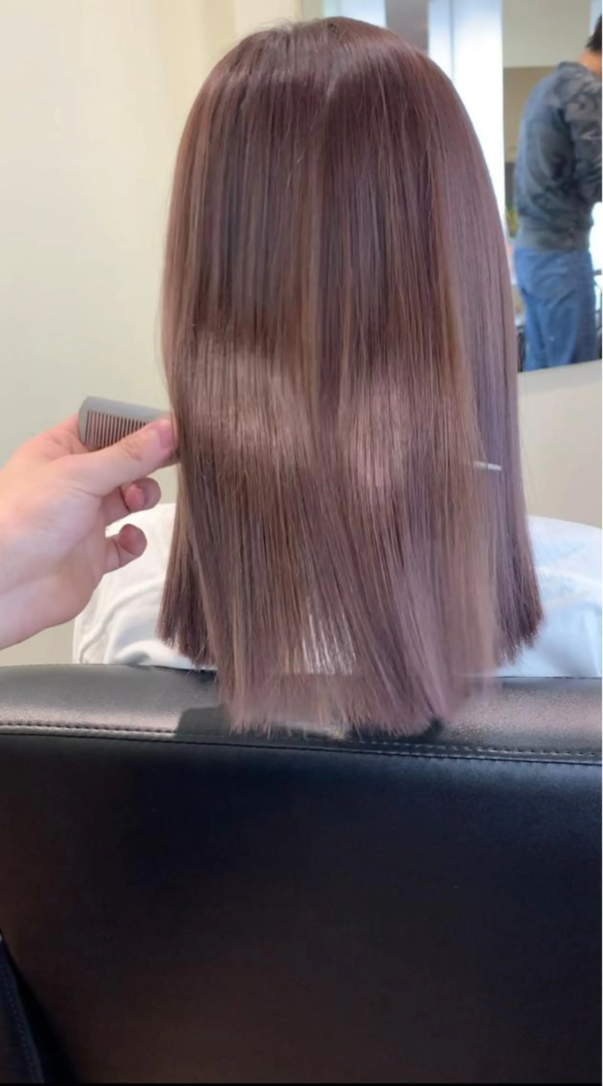 ミディアム カラー 髪質改善 トリートメント 髪質改善サロン 心斎橋ARCHEのヘアスタイル
