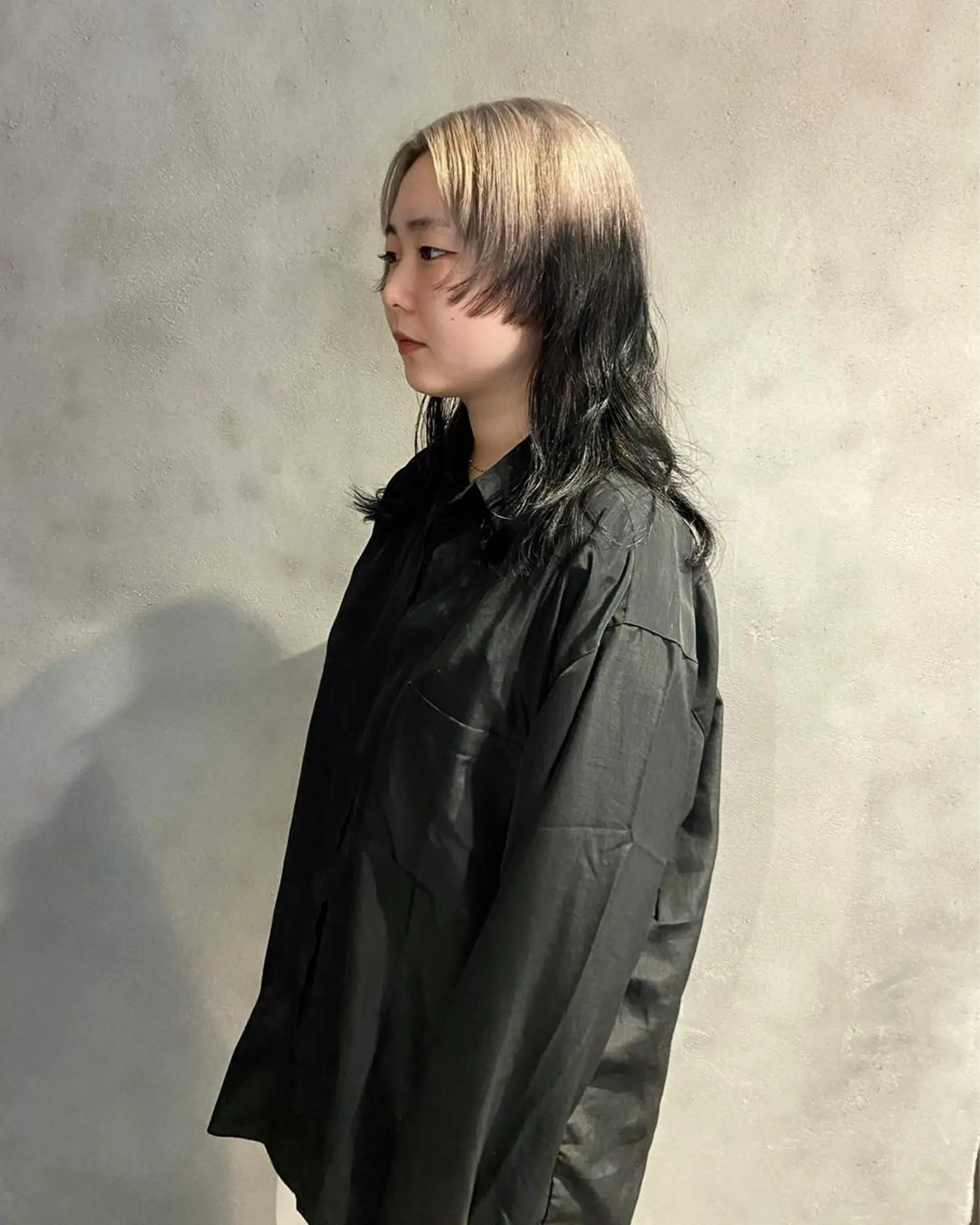 ミディアム カラー maki @pullnocのヘアスタイル