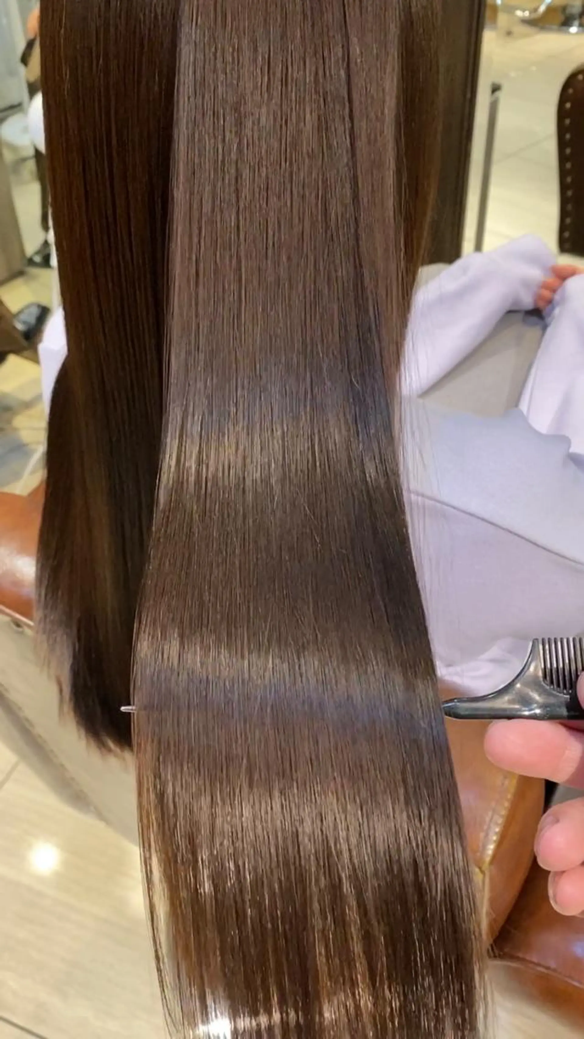 ロング カラー ベージュカラー ヘアカラー トリートメント 比嘉 翼のヘアスタイル