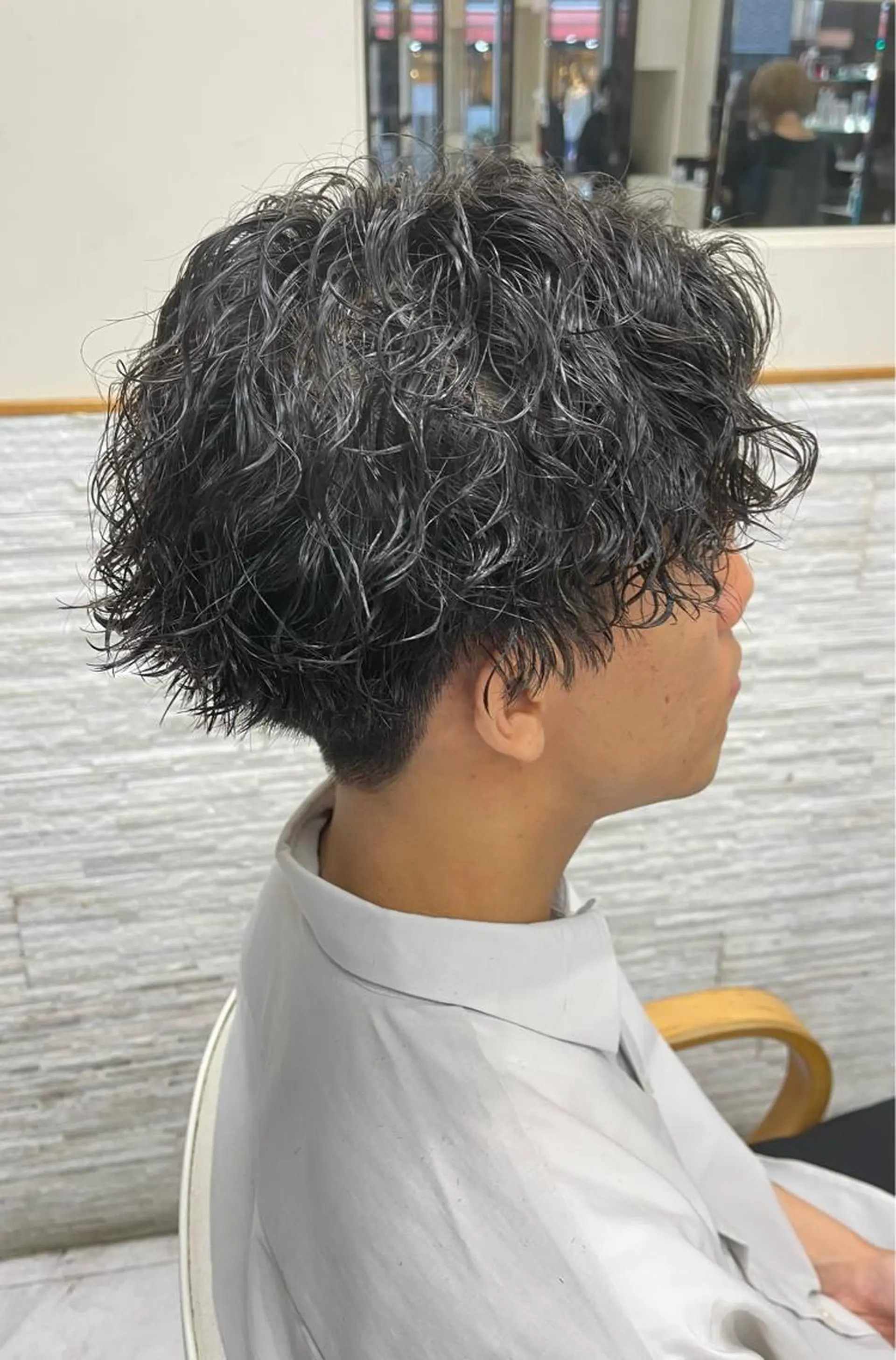 ショート パーマ メンズ メンズパーマ ツイストスパイラルパーマ スパイラルパーマ カット パーマ トリートメント 🌻メンズカット 落合諒🌻のヘアスタイル