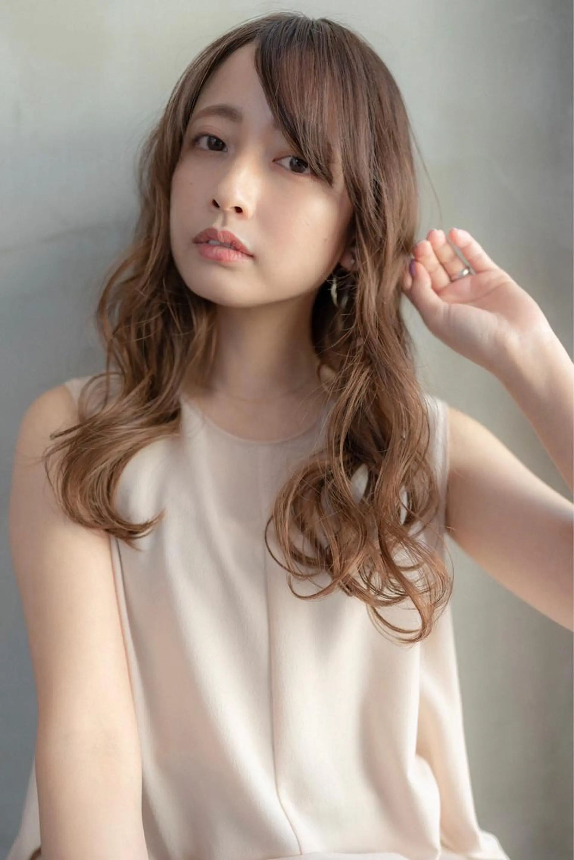 ミディアム カラー 韓国ヘア 店長NEGIのヘアスタイル