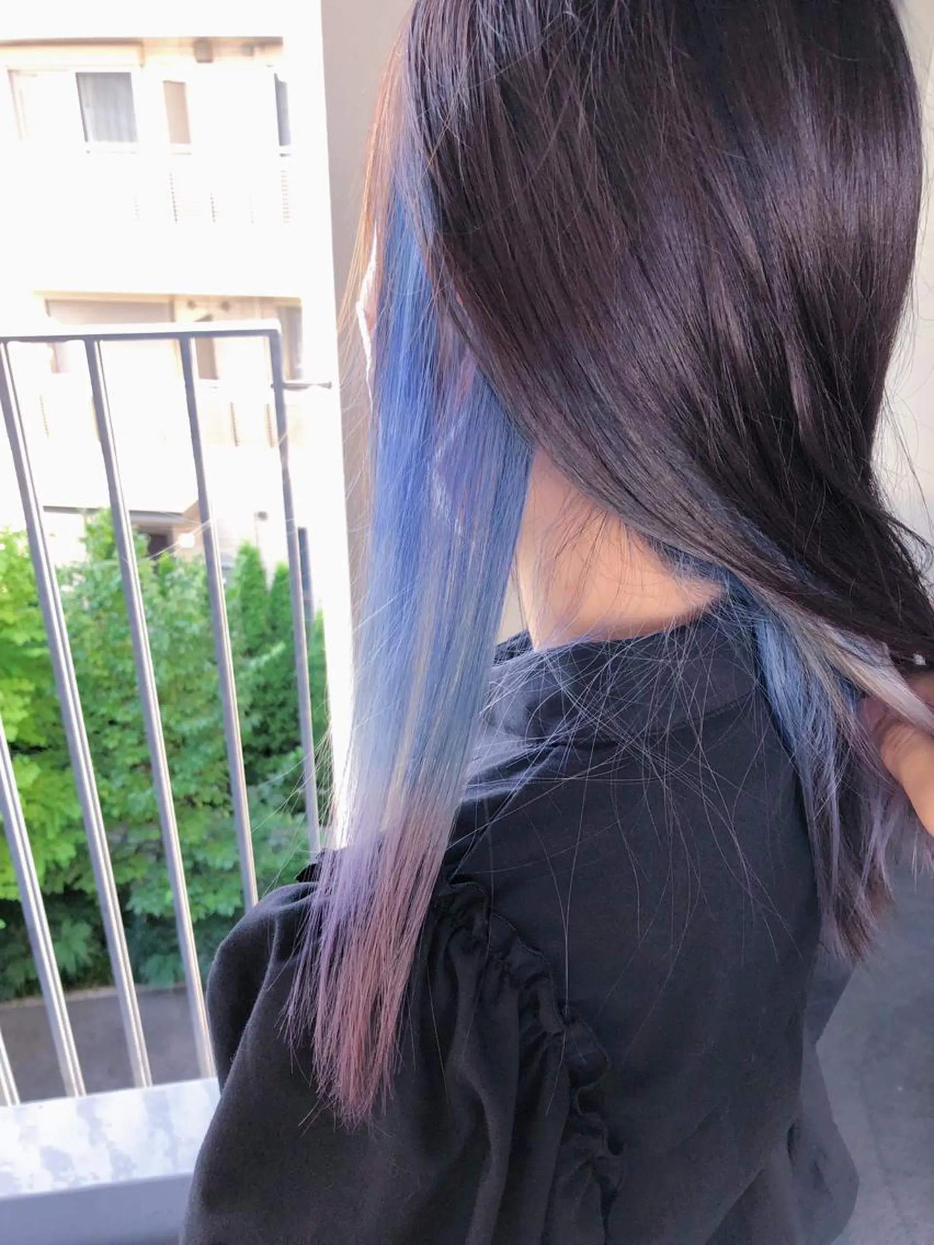 セミロング カラー イヤリングカラー インナーカラー メンズ/似合わせ/骨 格矯正/真人のヘアスタイル