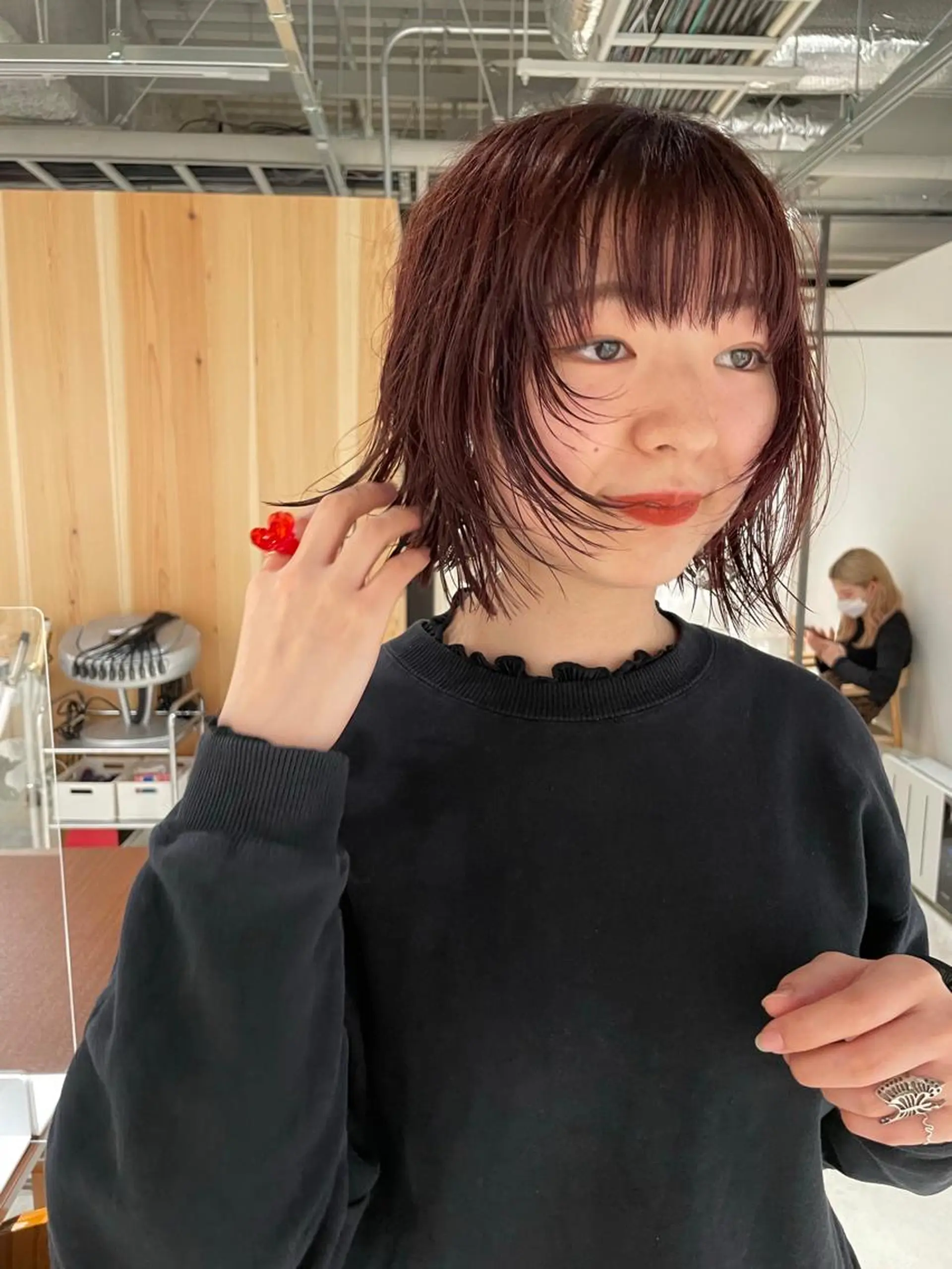 ショート カラー レイヤーカット カット ヘアカラー トリートメント センスをお届けします 大谷将生infpのヘアスタイル