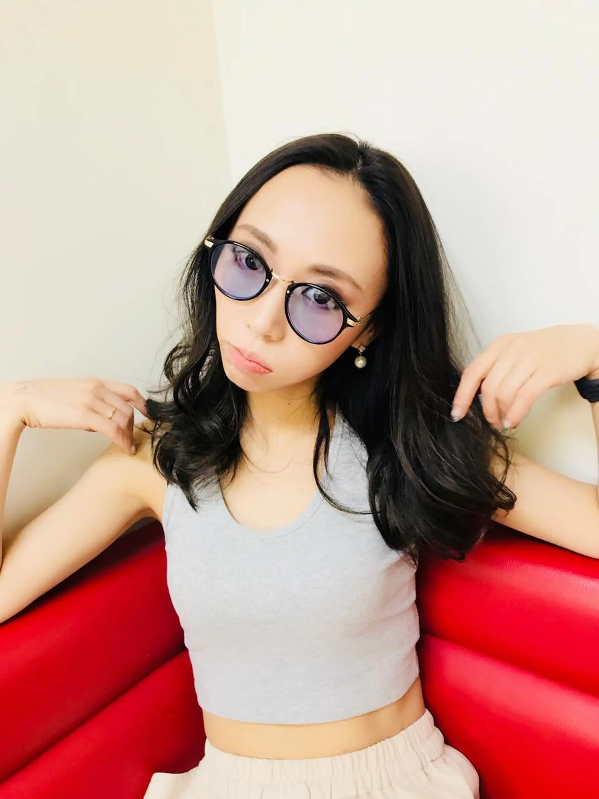 セミロング カラー パーマ ヘアアレンジ ネイル マツエク・マツパ 吉川 宙翔のヘアスタイル