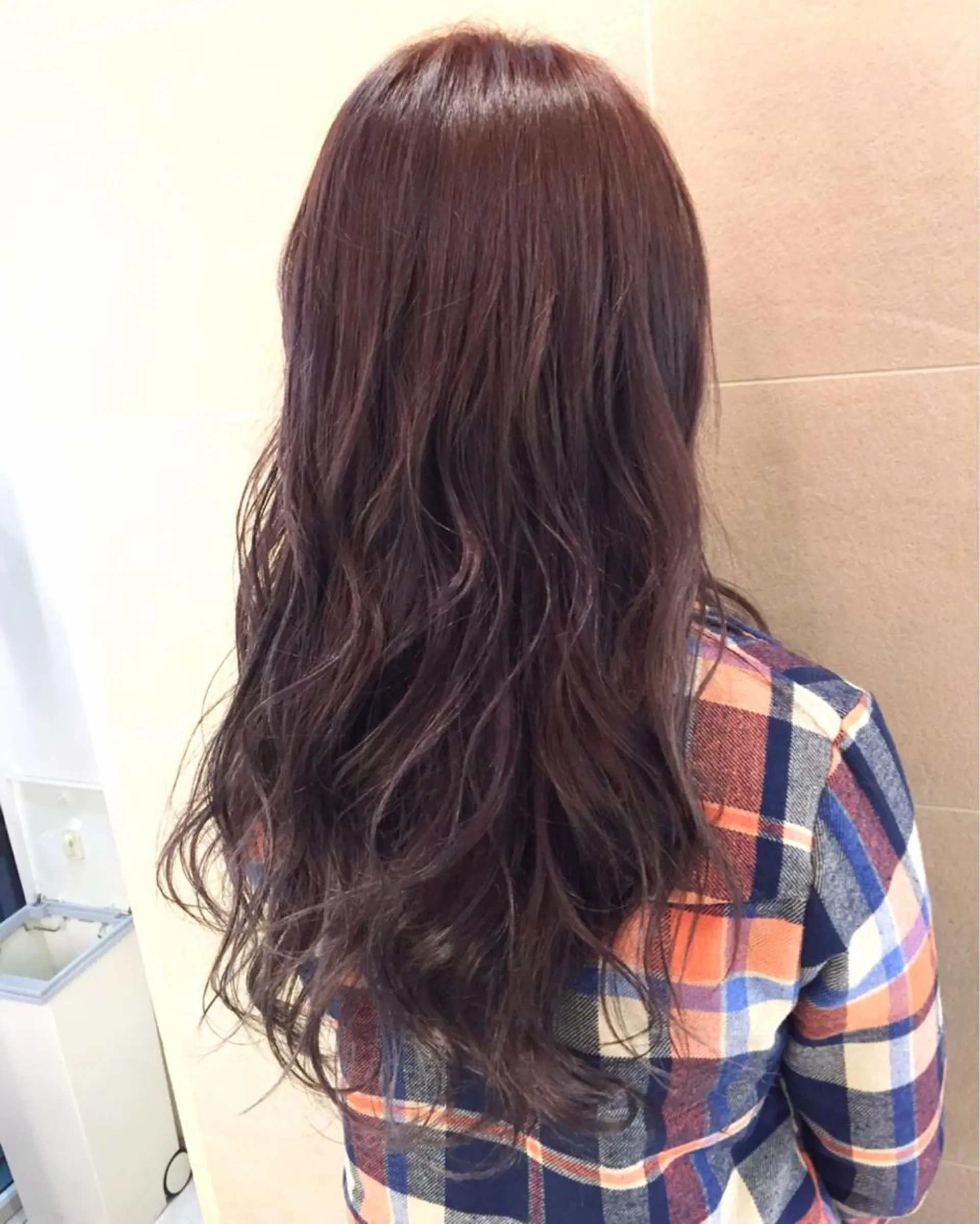 ミディアム コテ巻き風パーマ💛 池袋のヘアスタイル