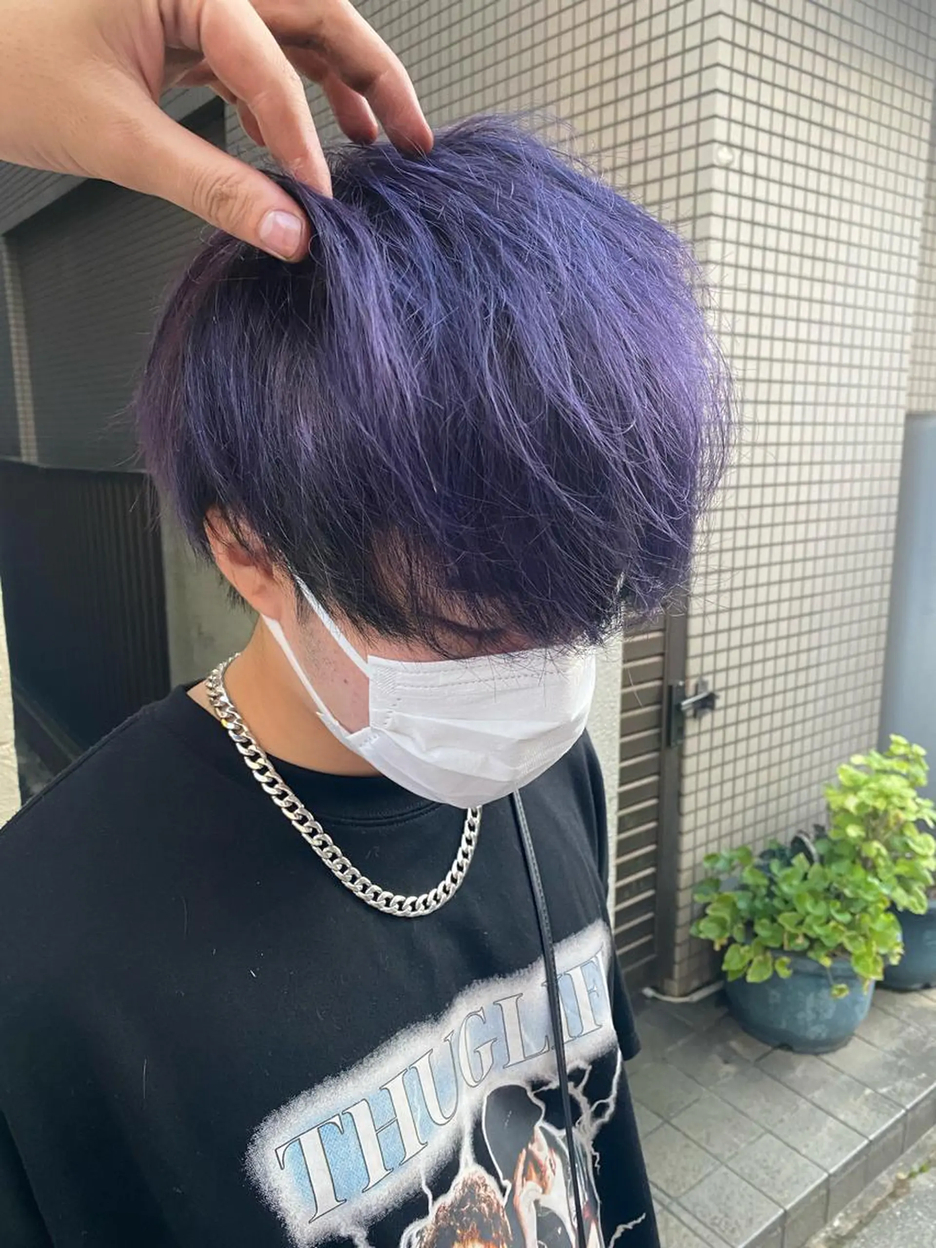 メンズ anhelo髪質改善 メテオ髪質改善名駅のヘアスタイル