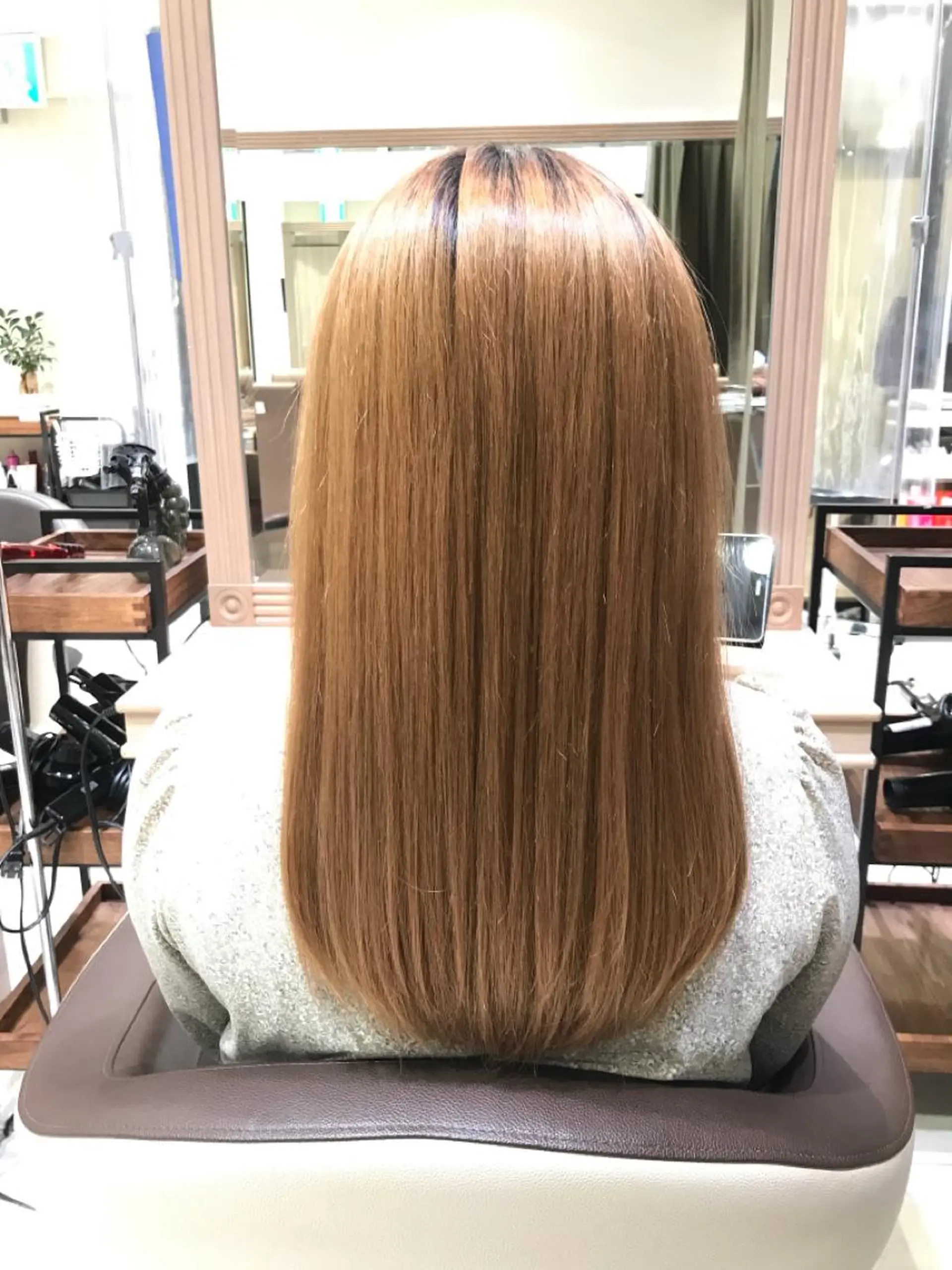 ロング 縮毛矯正 ヘアセット/メンズ パーマChihoのヘアスタイル