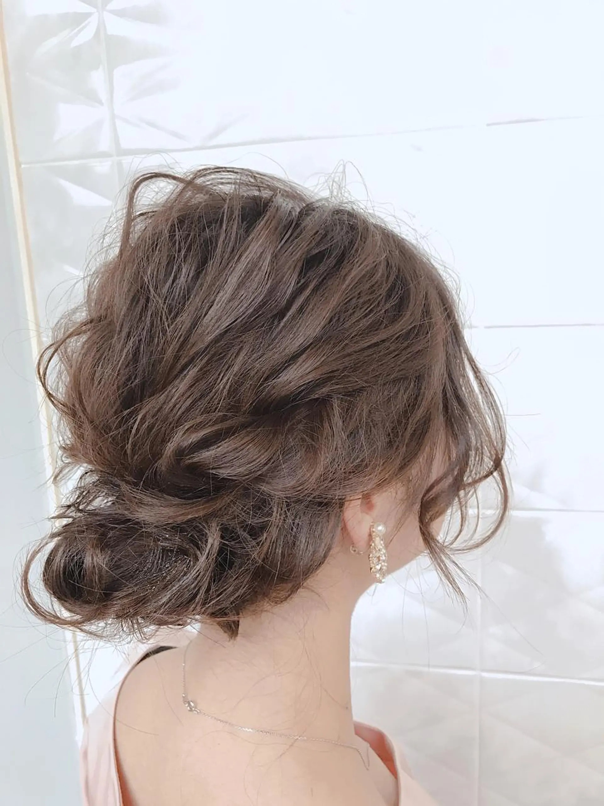 ミディアム ヘアアレンジ カット パーマ 縮毛矯正 トリートメント 💗大人艶×髪質改善 カラー💗AYAKIのヘアスタイル