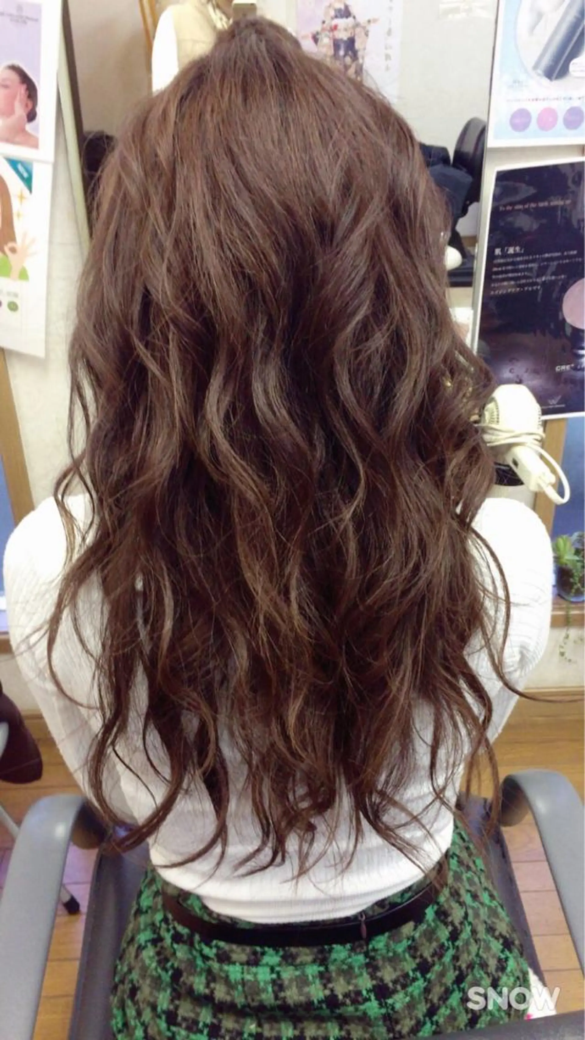セミロング ロング カラー パーマ ヘアアレンジ アッシュ 透明感カラー ピンクカラー ピンクアッシュ 加藤 千秋のヘアスタイル