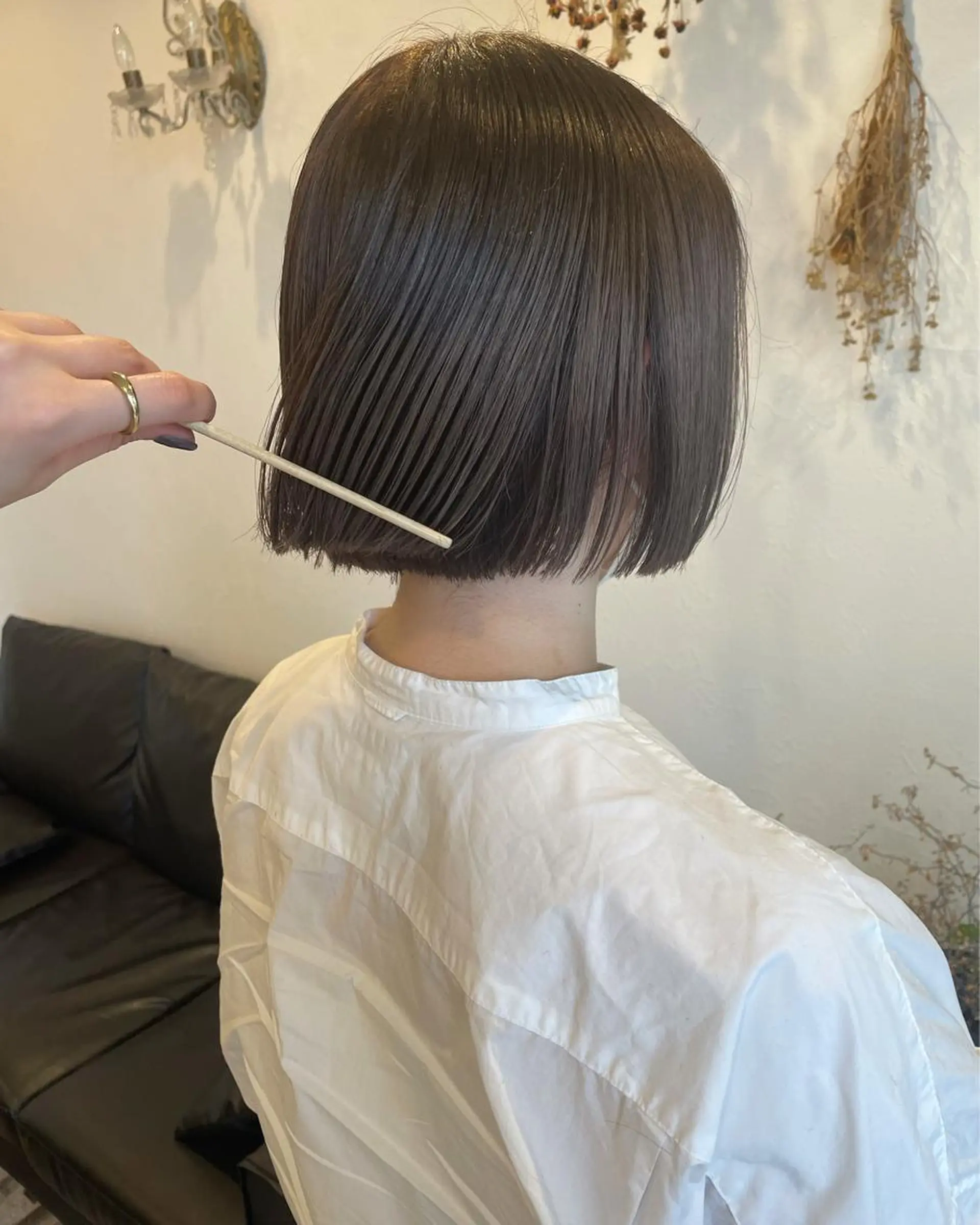 ショート カラー 透明感カラー グレージュ オリーブグレージュ オリーブグレー ヘアカラー m ā l o.🌷 サカモトマイコのヘアスタイル