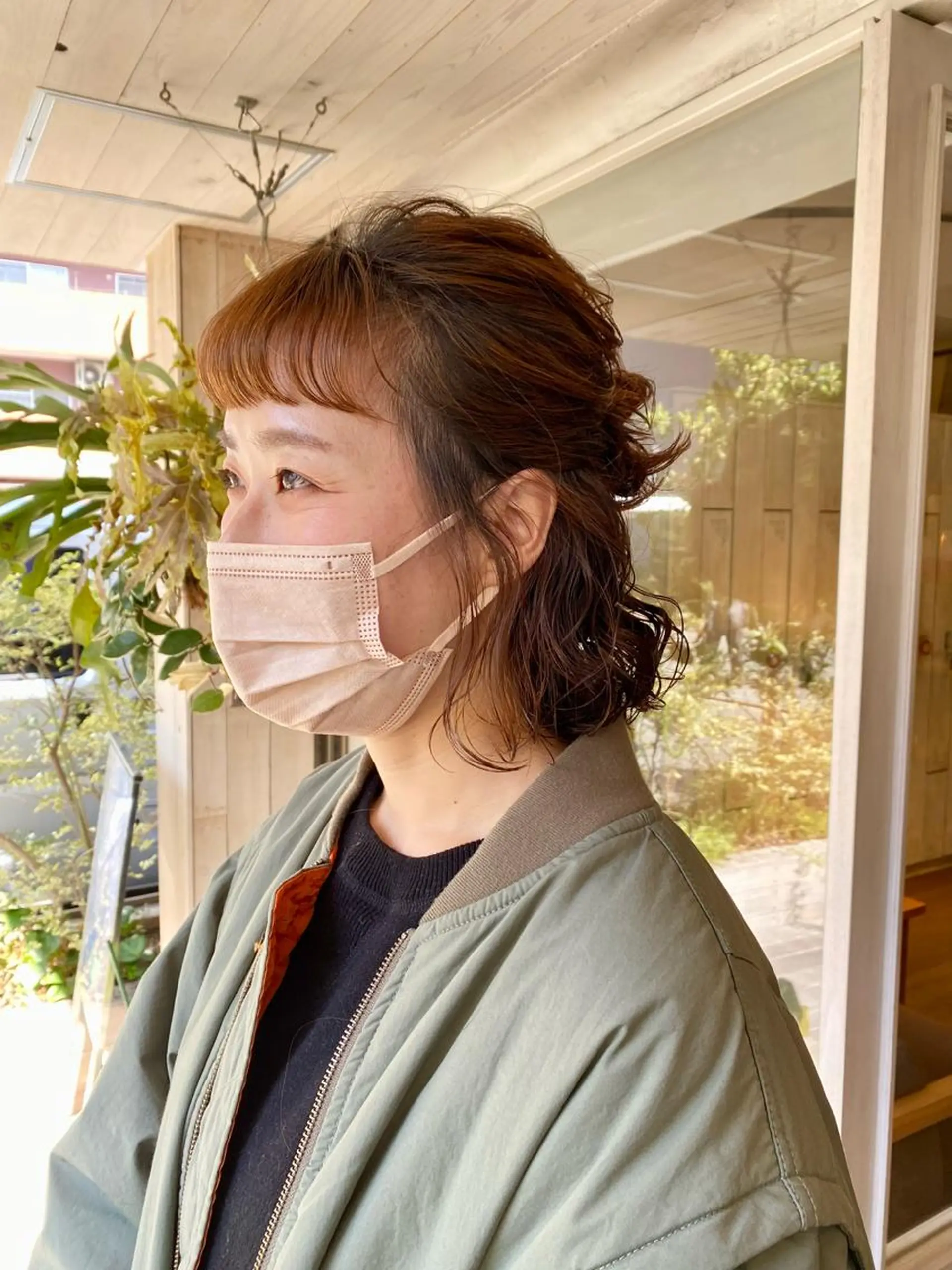 ショート パーマ カット パーマ トリートメント BELLA阿部野 TOMOMIのヘアスタイル