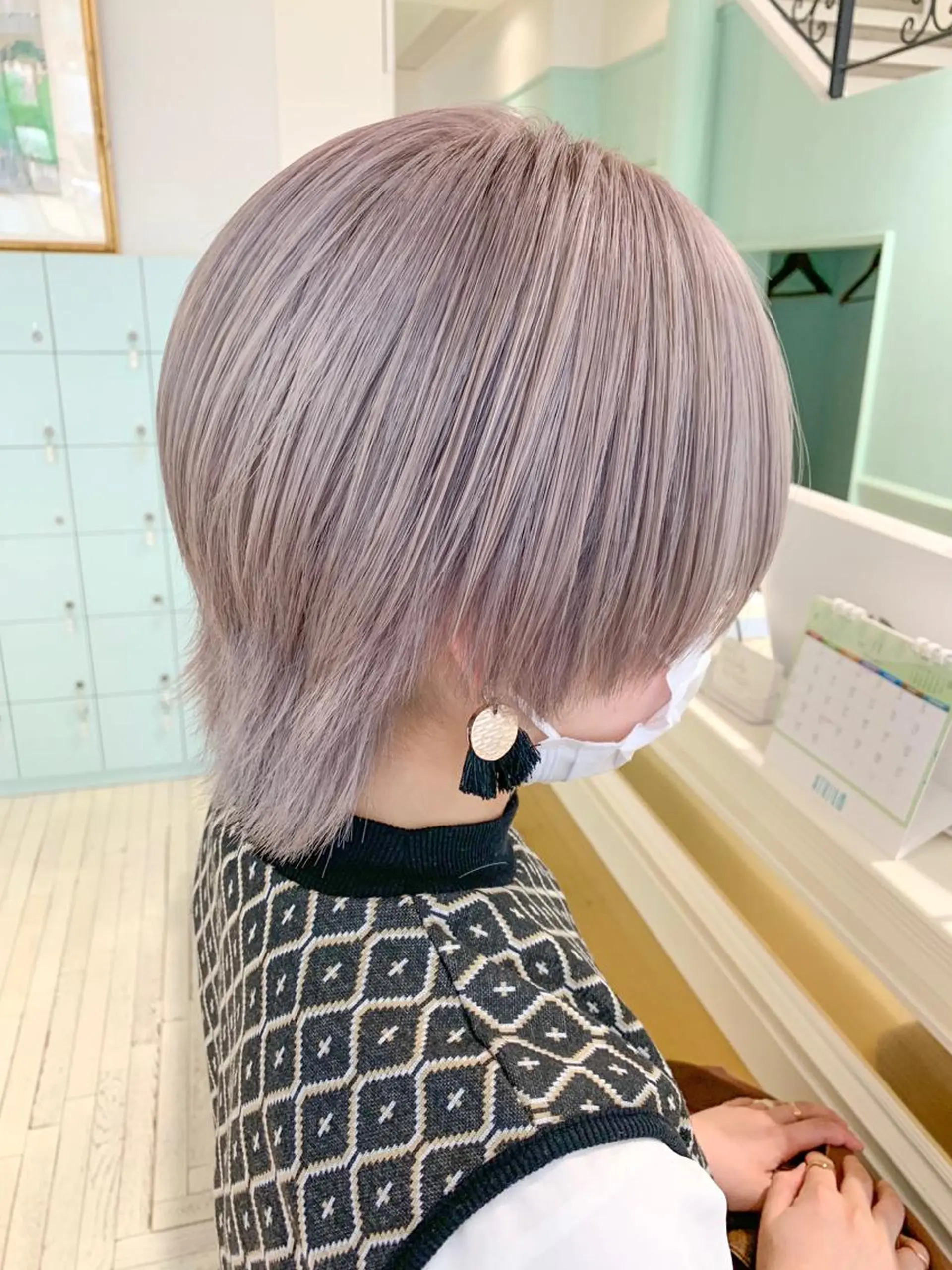 ショート カット ヘアカラー トリートメント 🍀ケアブリーチ カラー🍀坂井のヘアスタイル