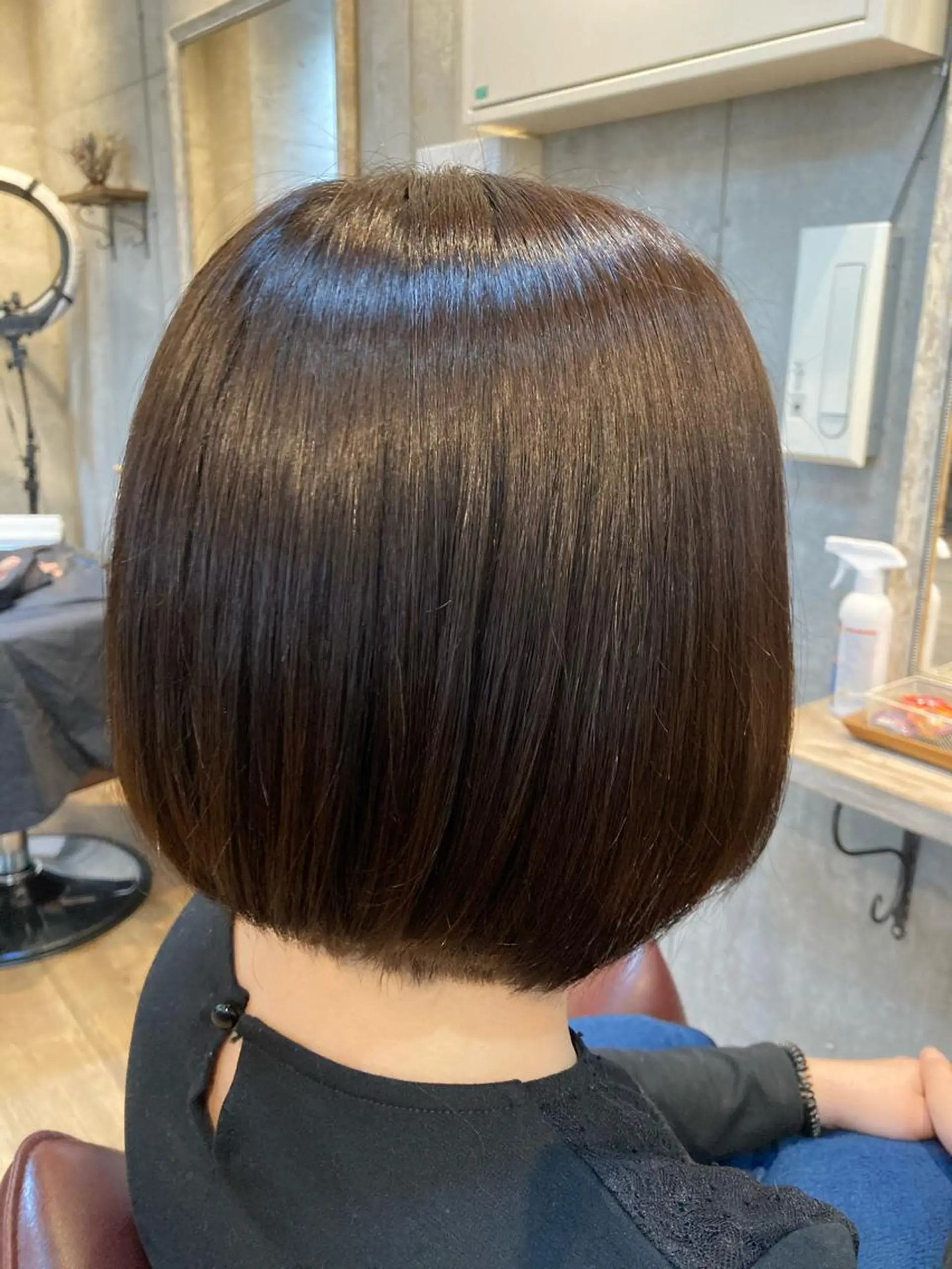 ショート カラー ボブ 縮毛矯正/髪質改善 /SATOKOのヘアスタイル