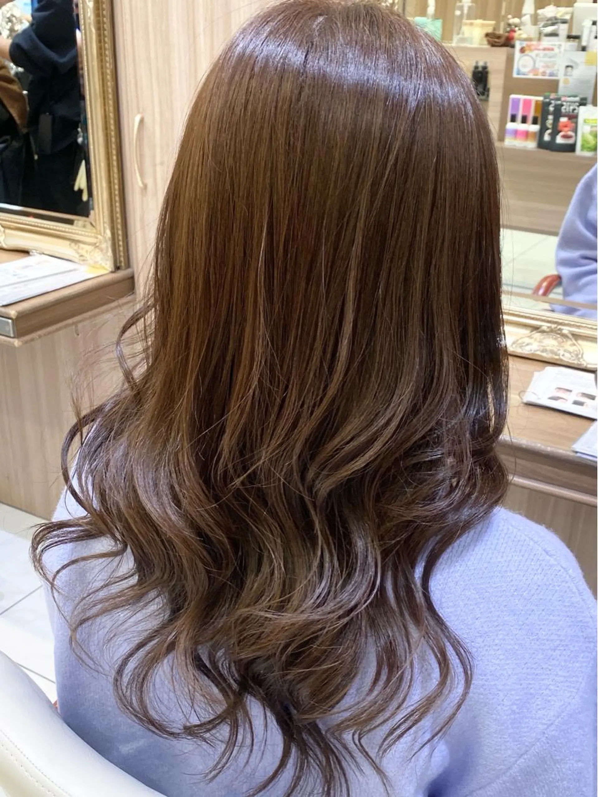 ロング カラー 古川 琴美のヘアスタイル