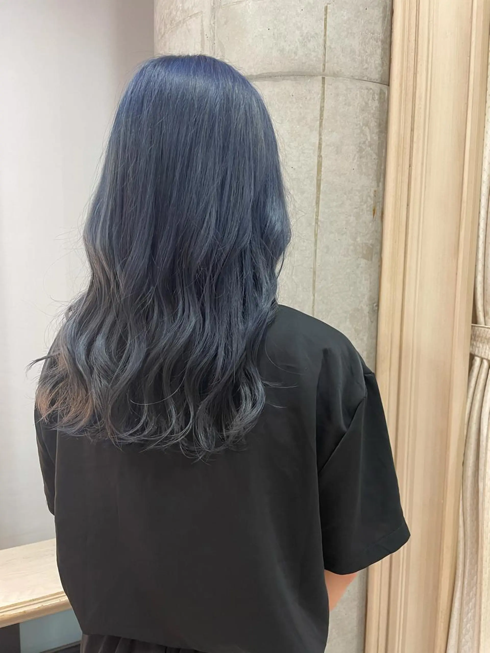 カラー ブルーカラー 🍪ﾖｼｲﾊﾙﾈ🍪 ﾗﾍﾞﾝﾀﾞｰｶﾗｰのヘアスタイル