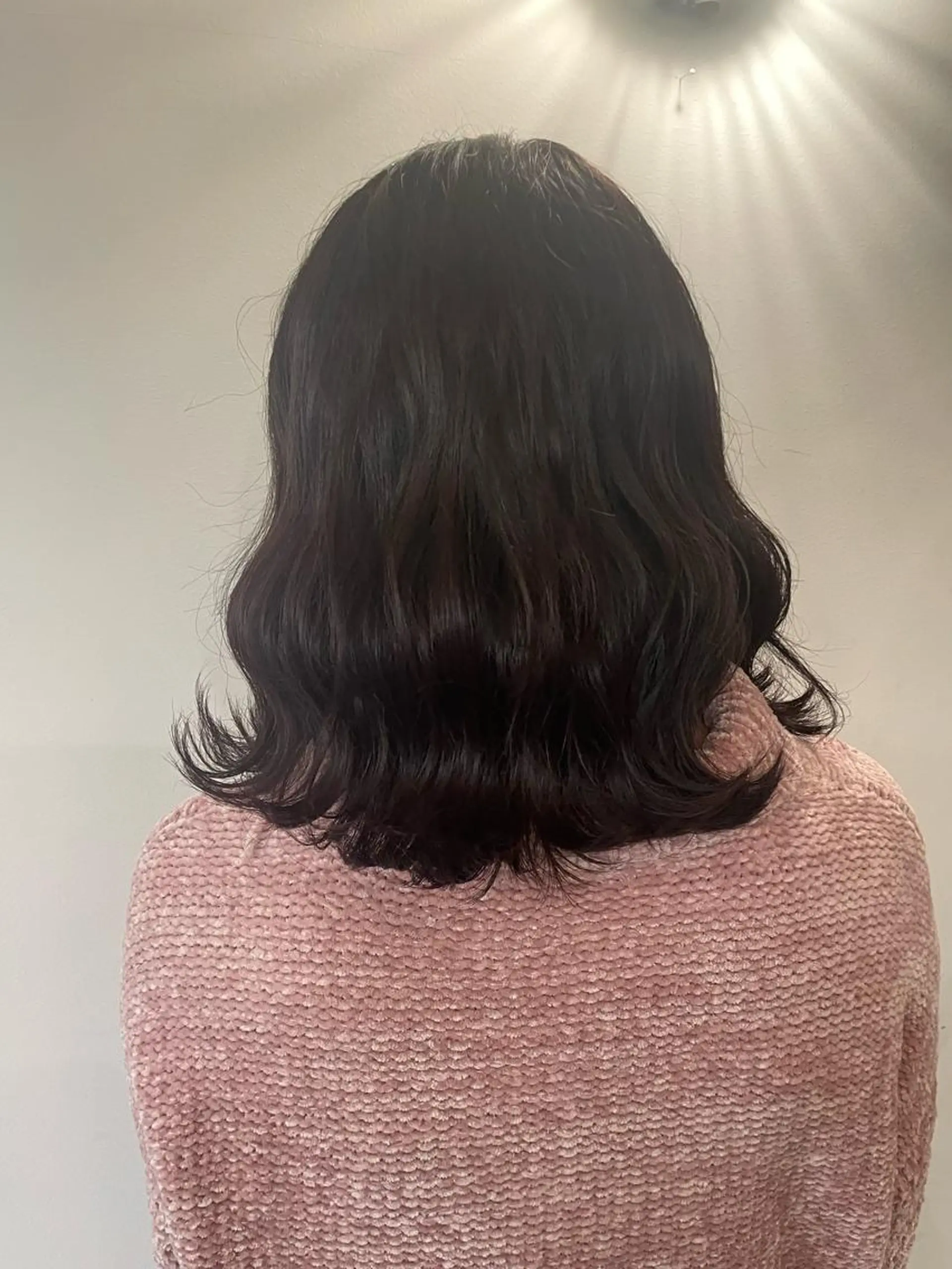 ミディアム カラー 鈴木 綾子のヘアスタイル