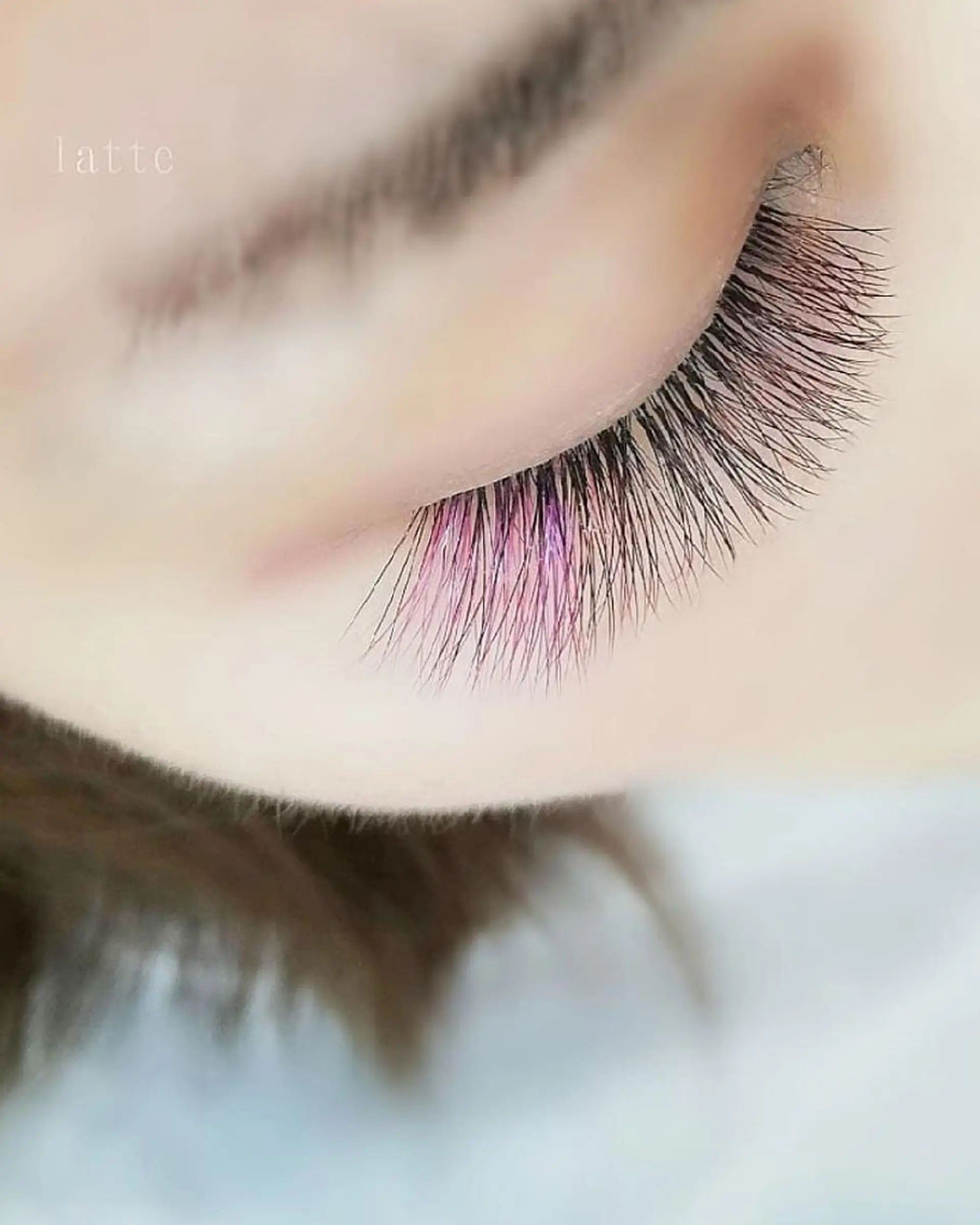 マツエク・マツパ ボリュームラッシュ LATTE eyelashのマツエク・マツパデザイン