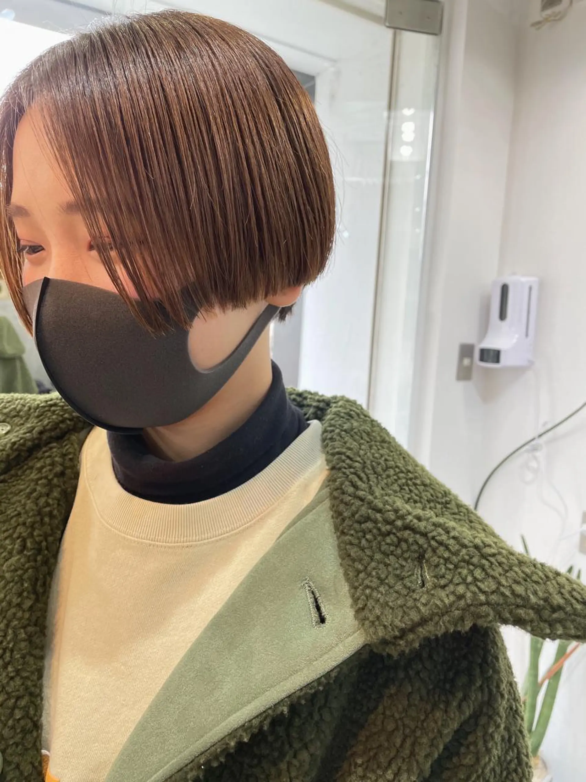 ショート カラー ハンサムショート ショートヘア カット ヘアカラー トリートメント パーマ/透明感カラー /ボブ/吉田一生のヘアスタイル