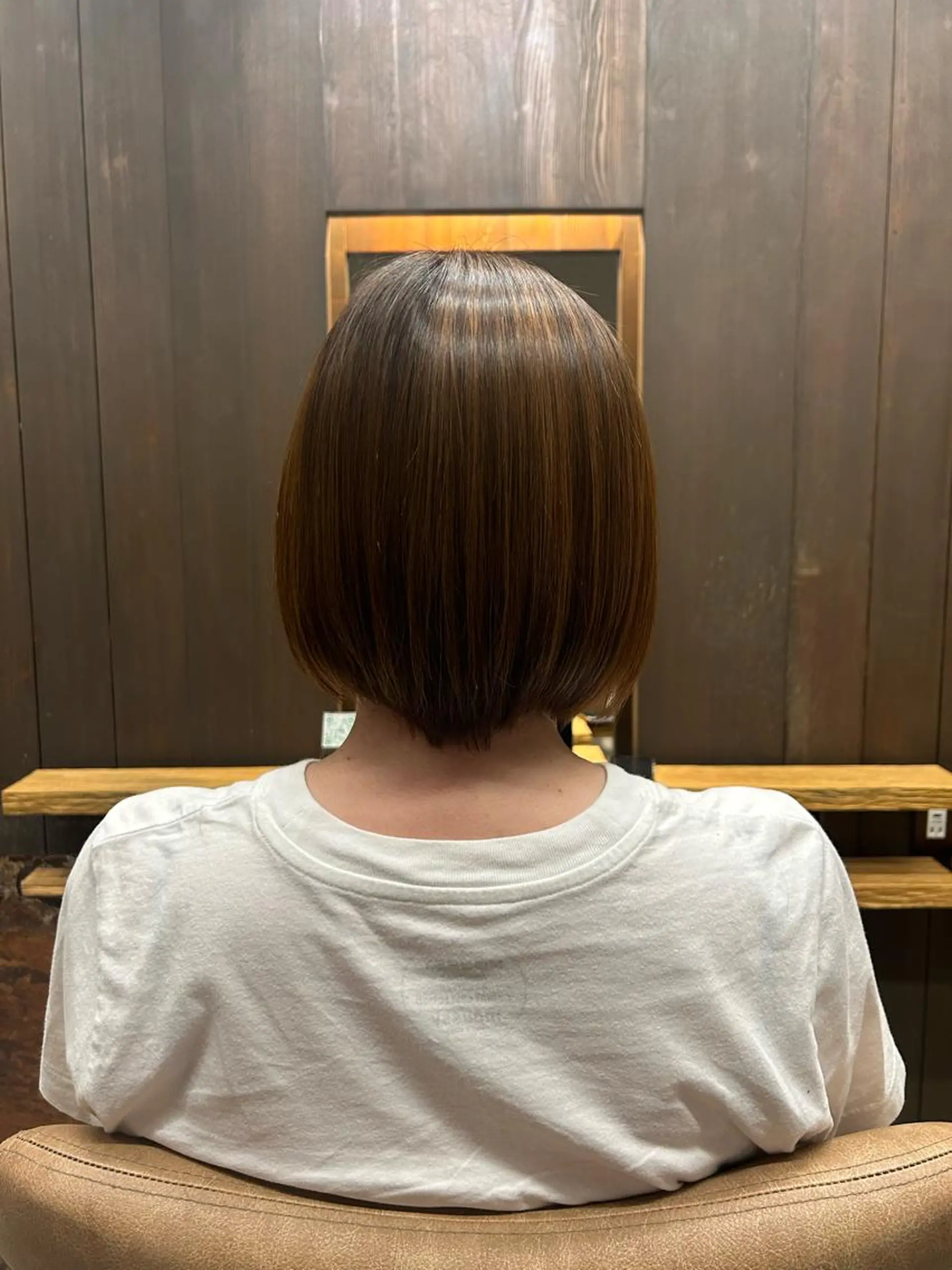 ショート 縮毛矯正 畑中 希望のヘアスタイル