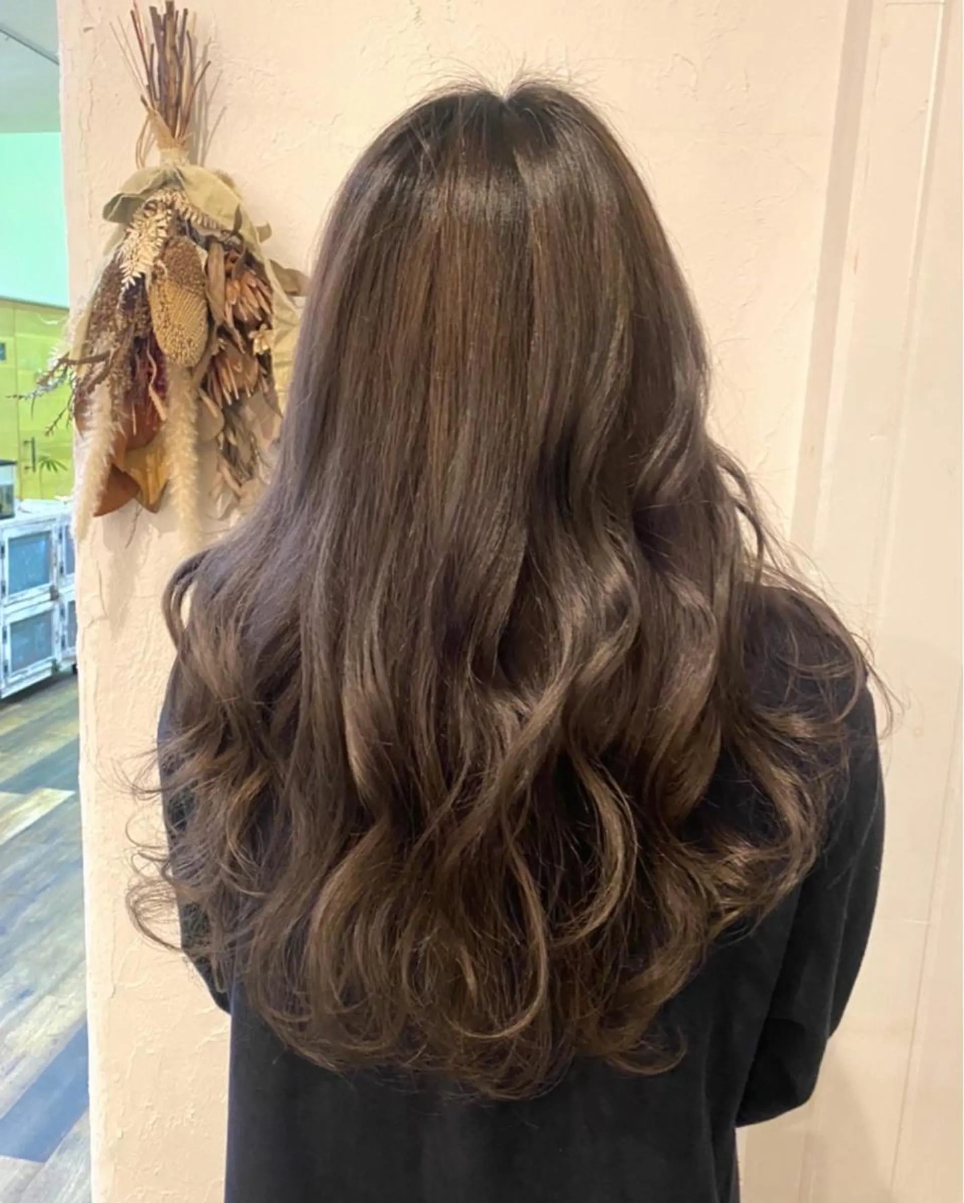 ロング カラー パーマ ヘアアレンジ 豊橋美容院 ソンリエのヘアスタイル