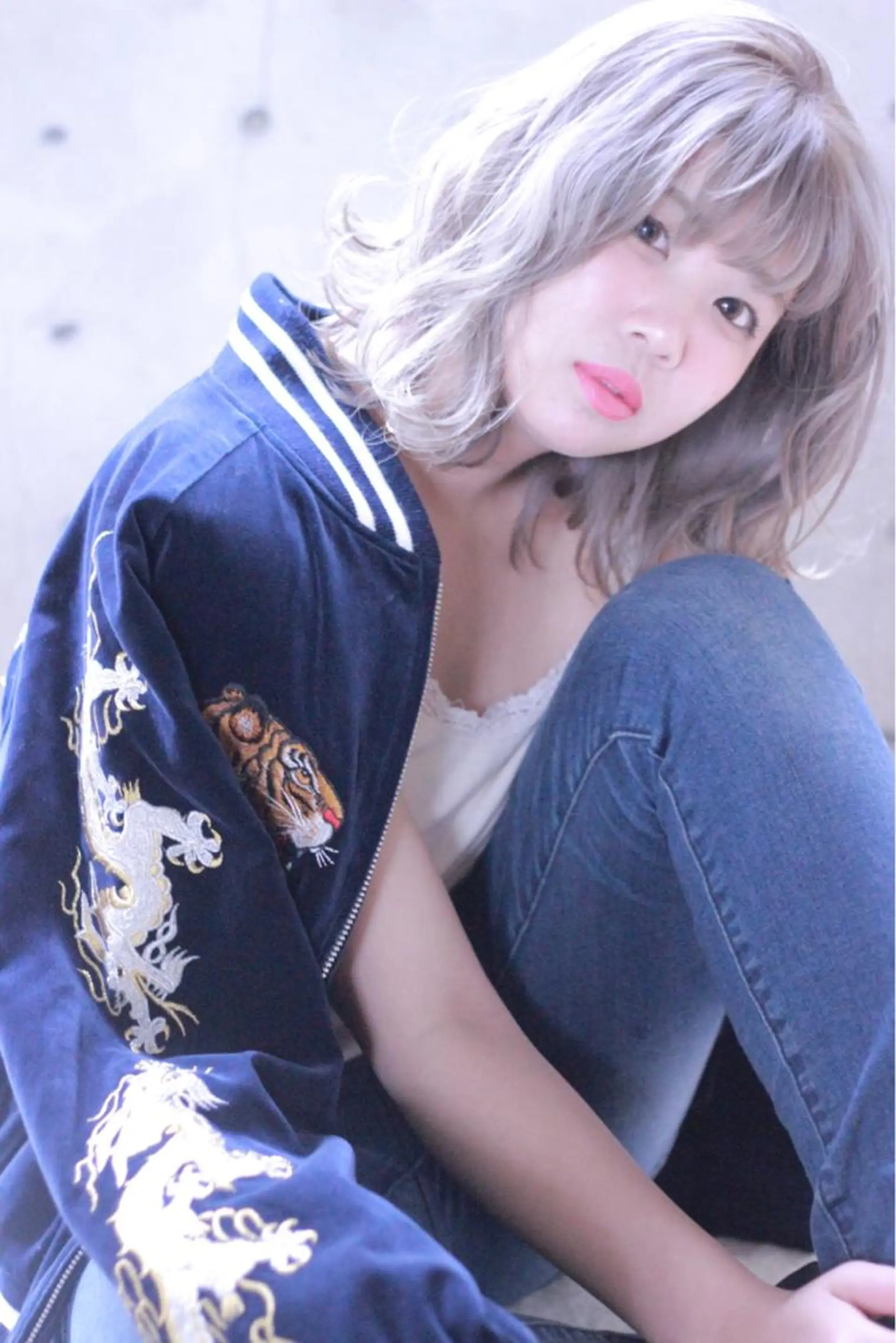 ミディアム 及川 光のヘアスタイル