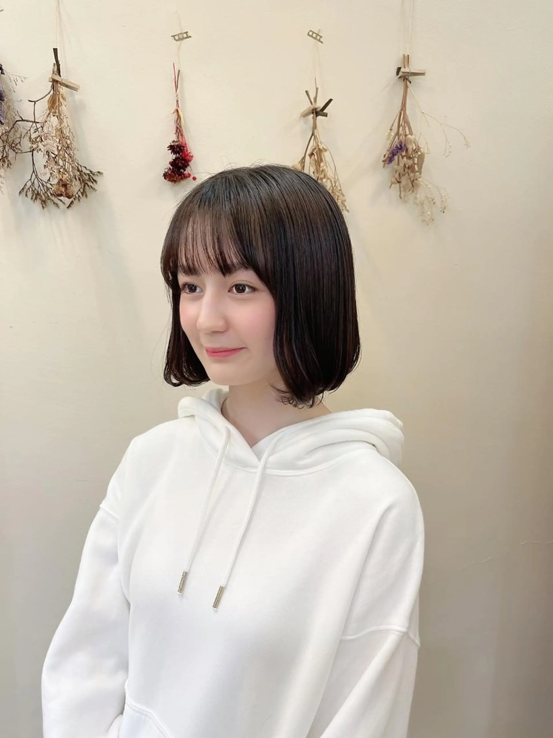 ミディアム マンツーマン 縮毛矯正/マユコのヘアスタイル