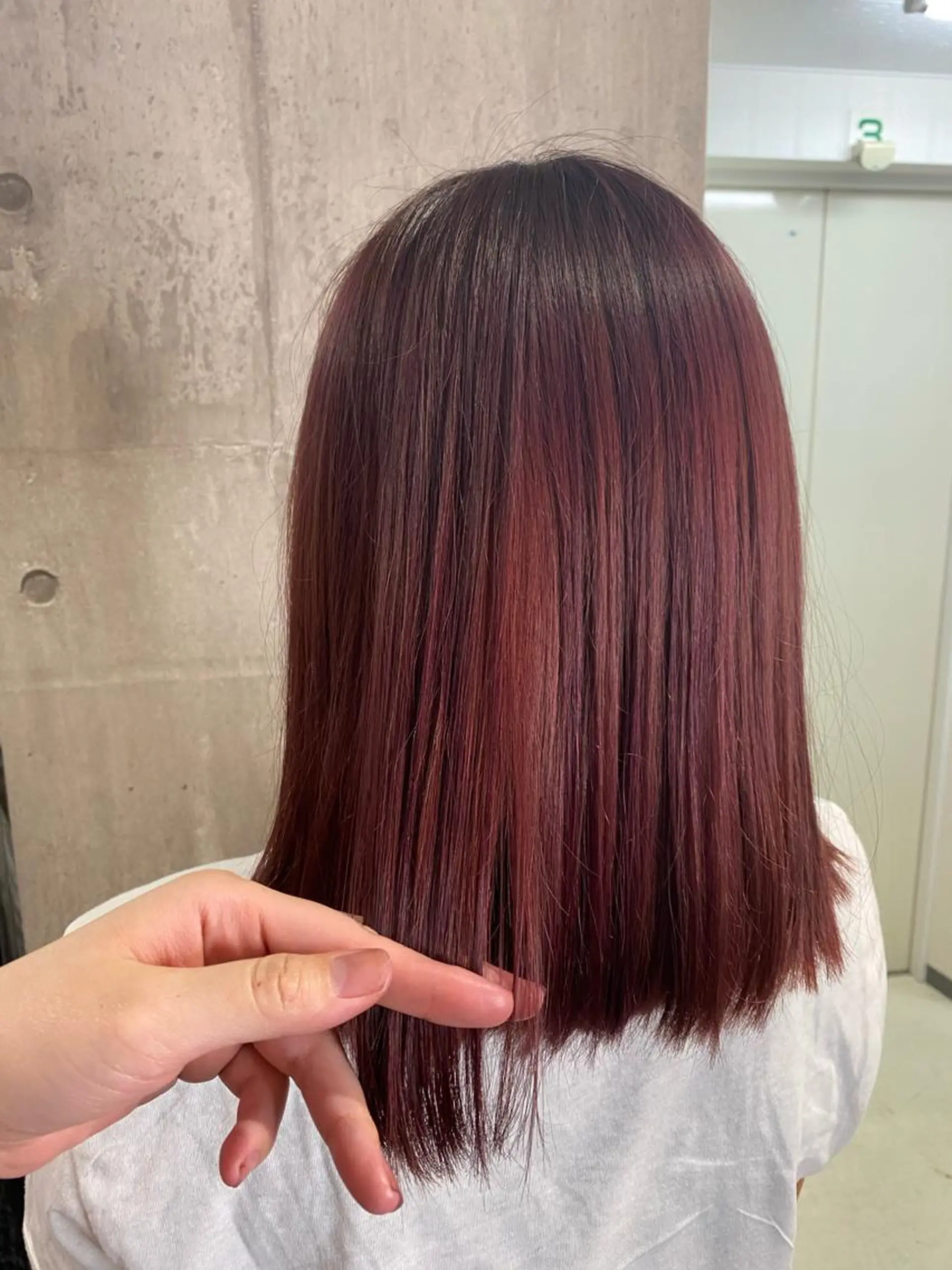 ミディアム カラー 髪質改善💓艶髪💓 暖色💗加藤あゆみのヘアスタイル