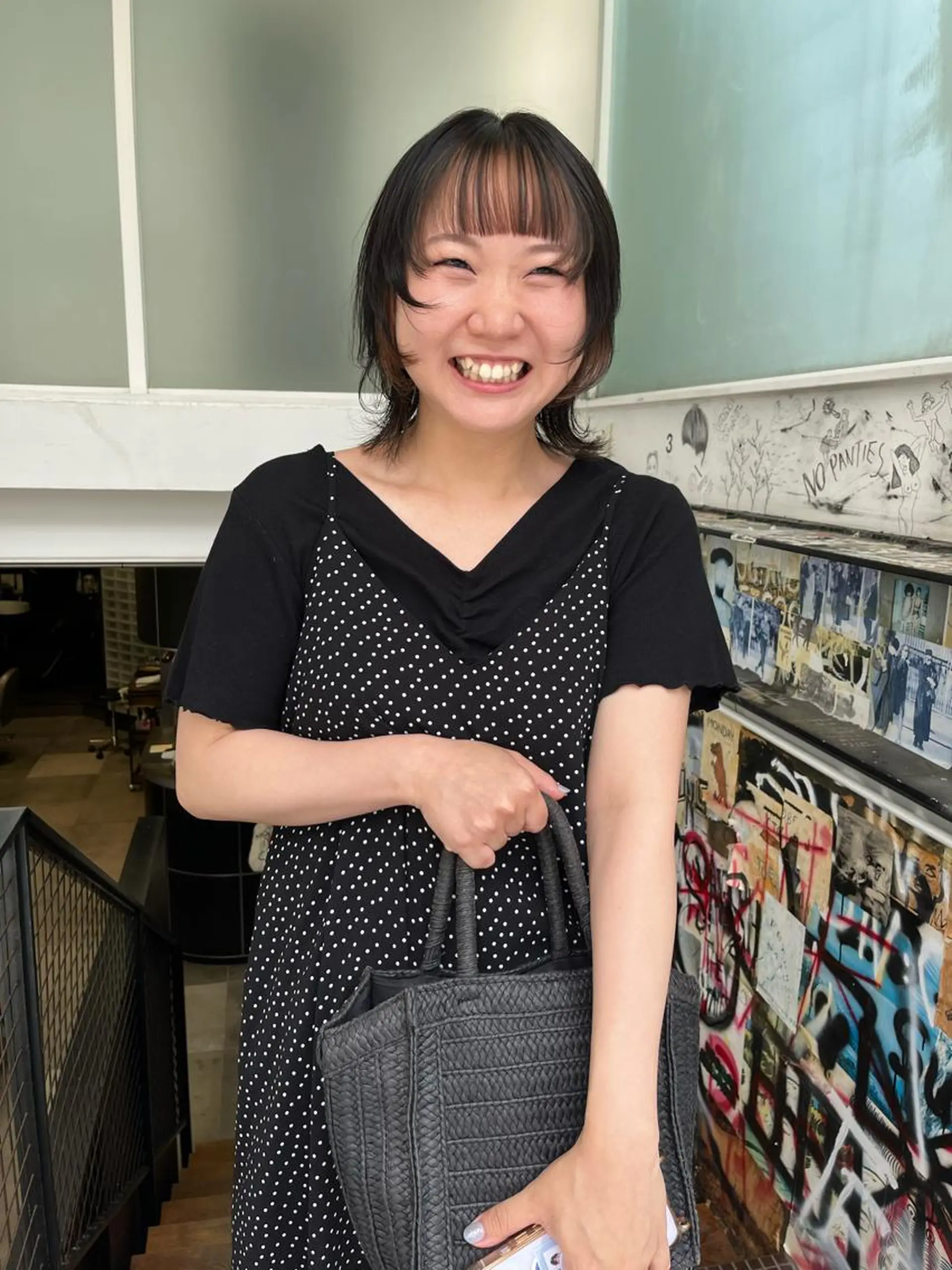 ミディアム カラー カット ヘアカラー eri kinjoのヘアスタイル
