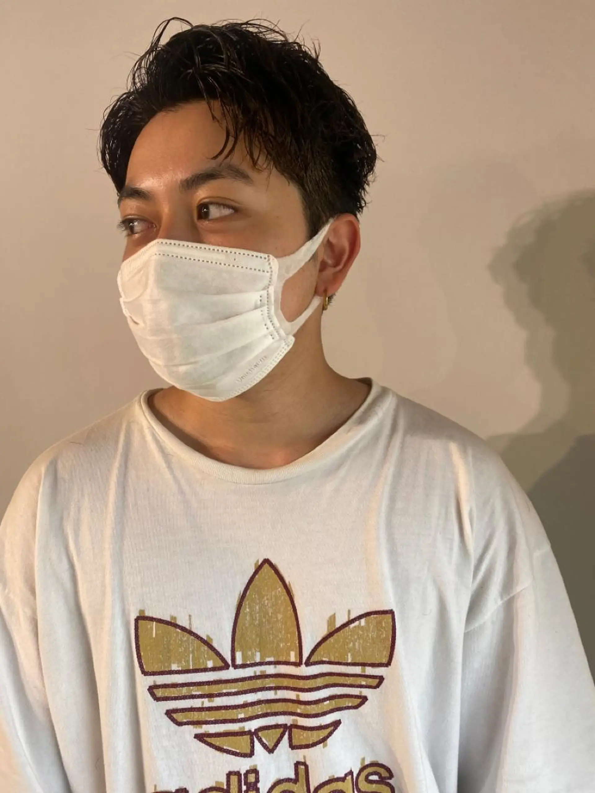 ショート パーマ メンズ メンズブリーチ コンマヘア フェードカット メンズハイライト カルマパーマ カット トリートメント 🔹YUTA🔹 メンズパーマのヘアスタイル