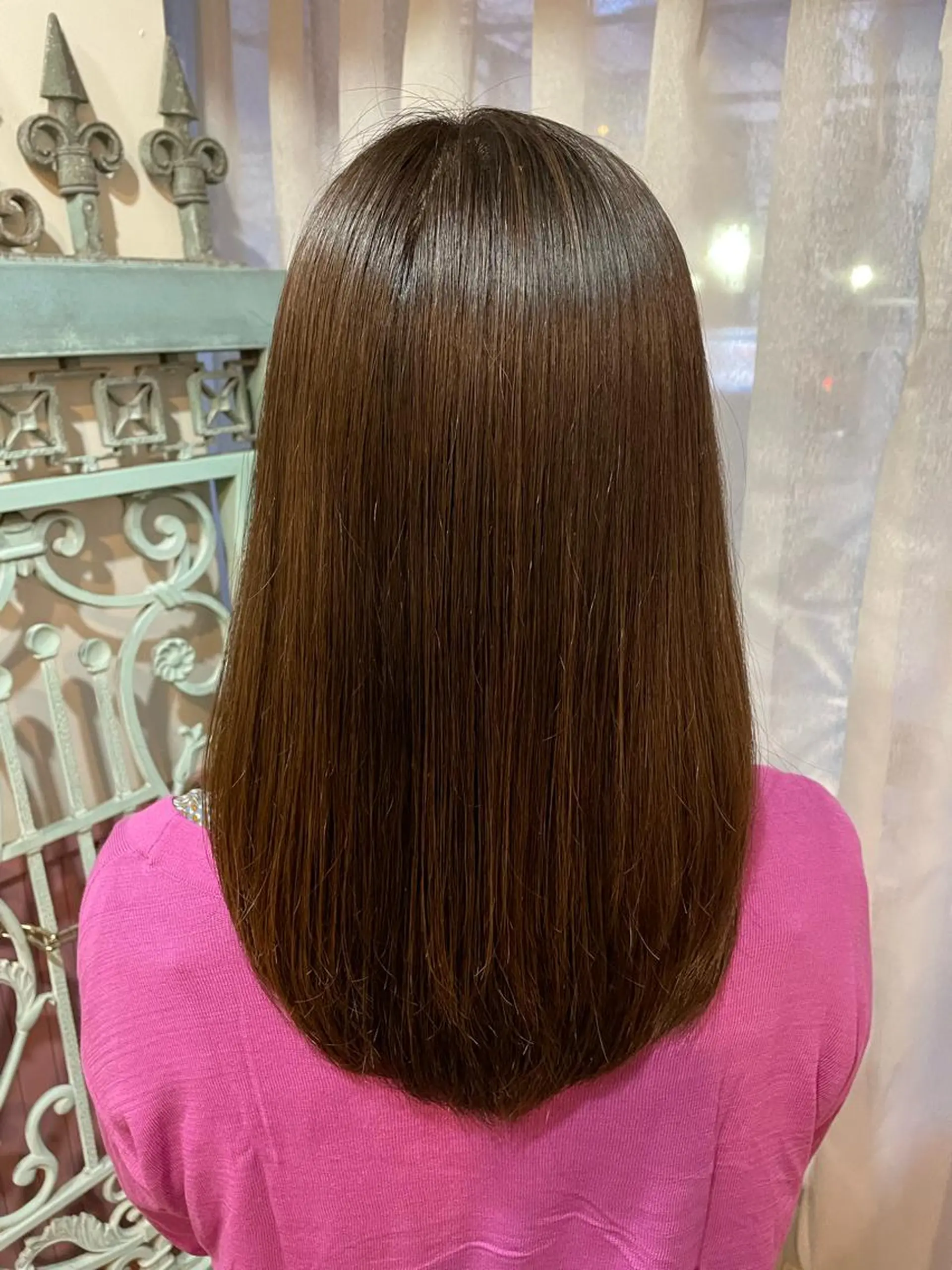 セミロング カラー パーマ ヘアアレンジ メンズ 表参道Lise おおいしおりのヘアスタイル