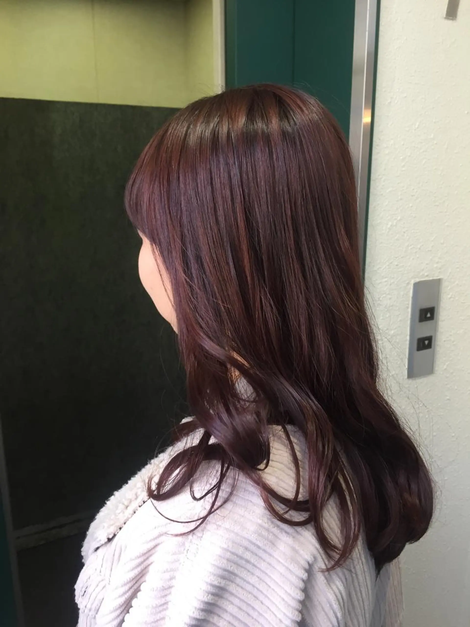 セミロング カラー 💘透明感カラー💘 沖本 将宏のヘアスタイル