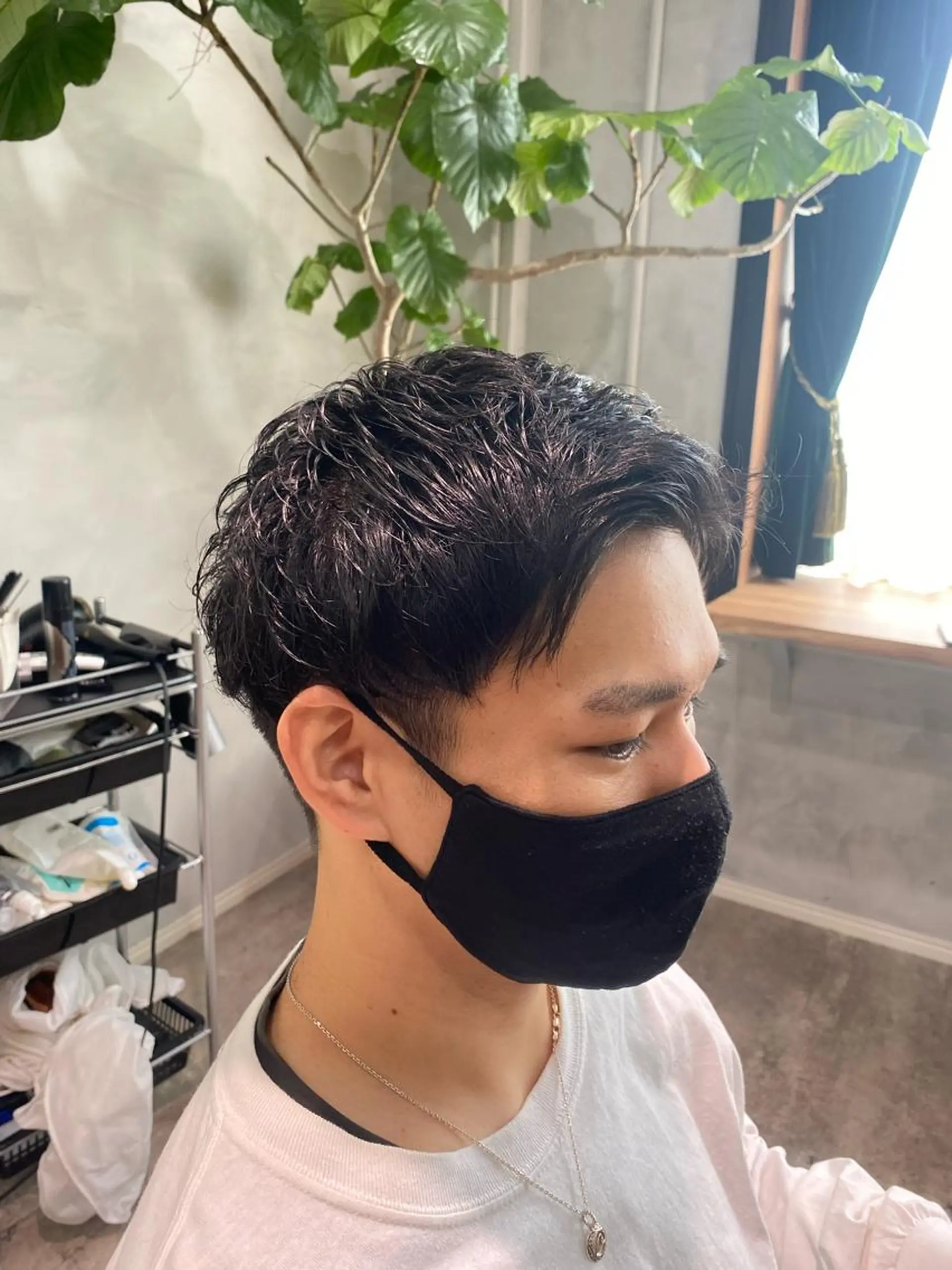 メンズ メンズパーマ 大久保 優香のヘアスタイル