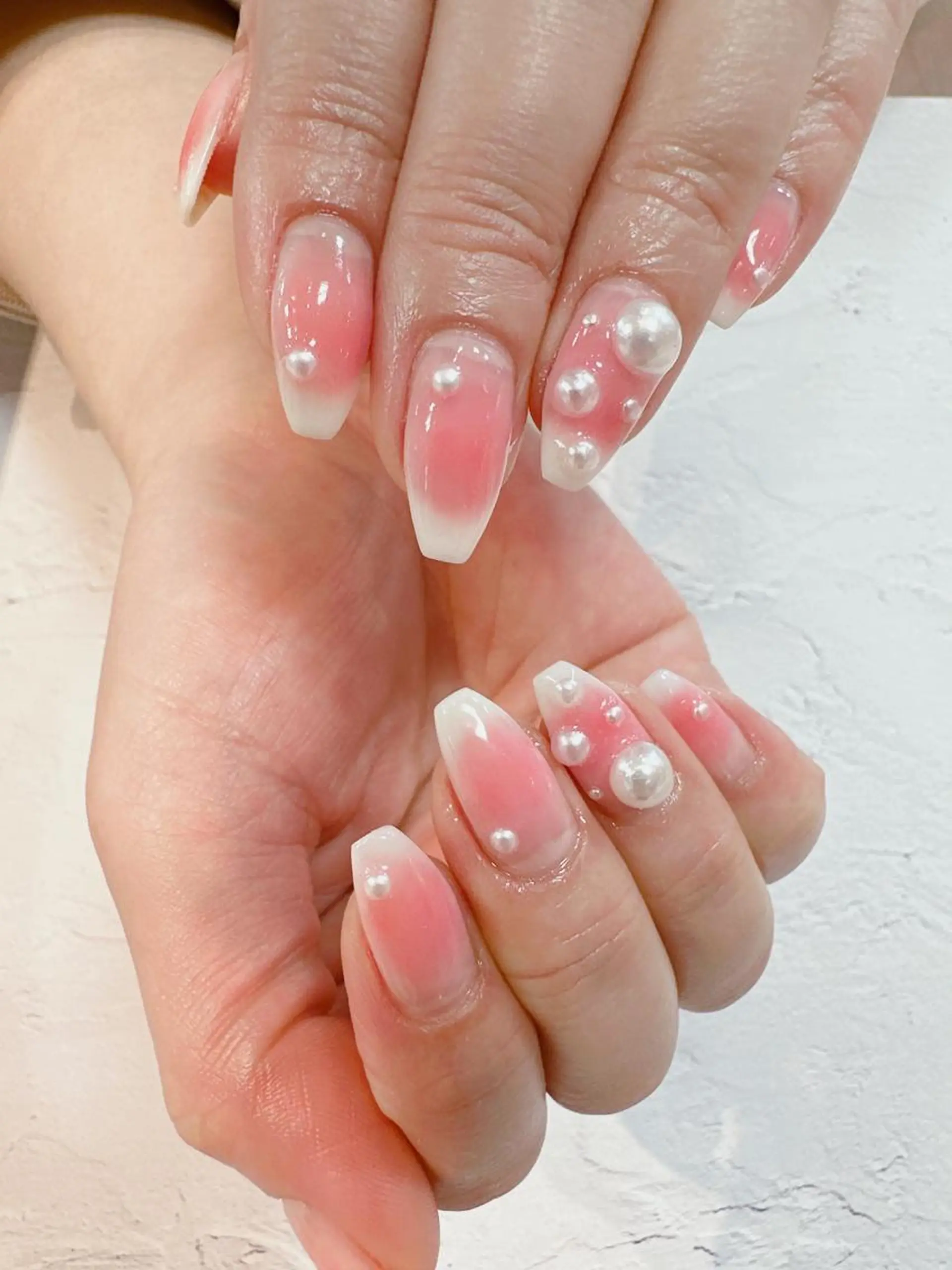 ネイル チークネイル ハンドネイル nailist SATO【銀座】のネイルデザイン