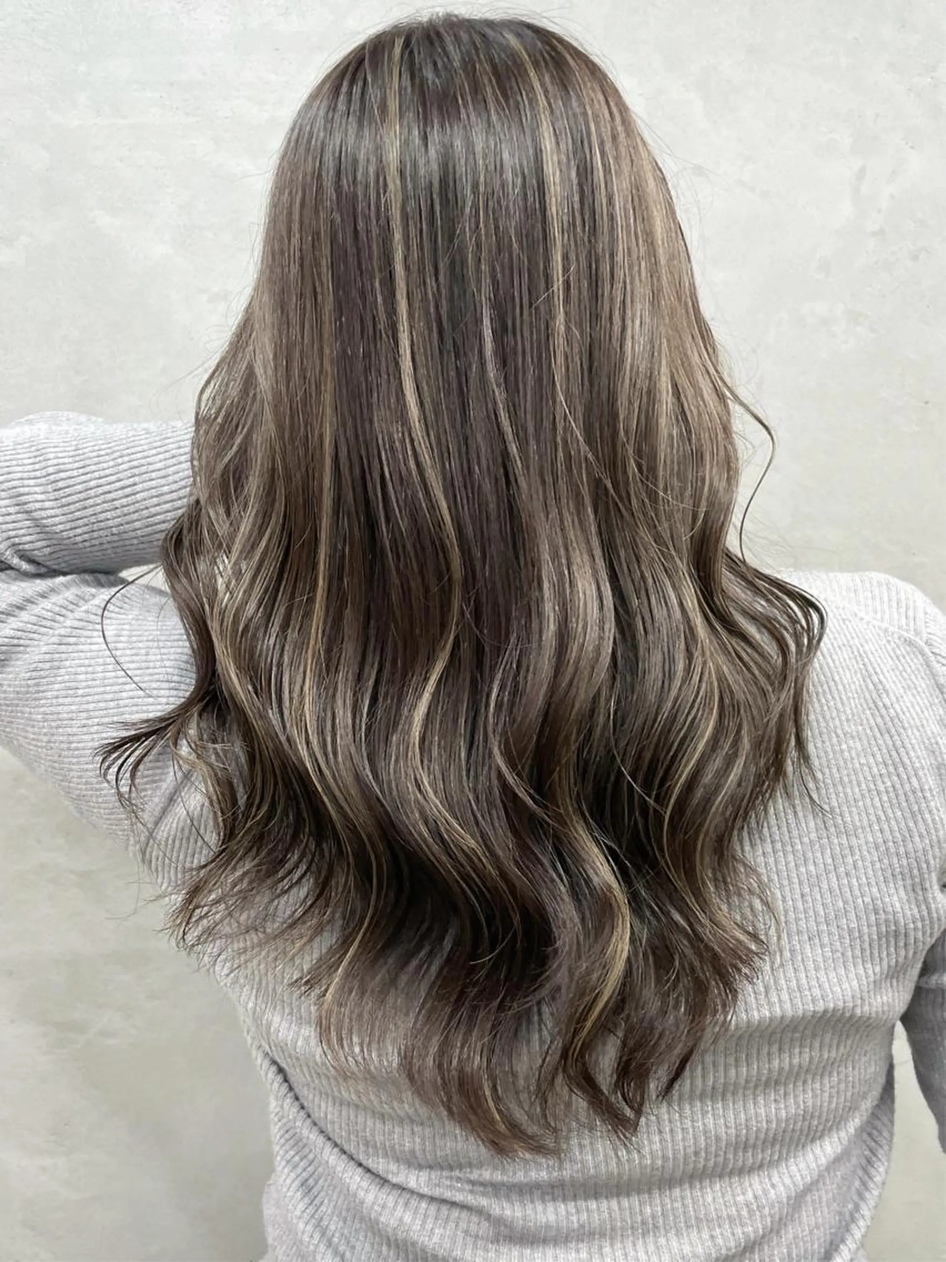 セミロング カラー 北間 寛哉のヘアスタイル