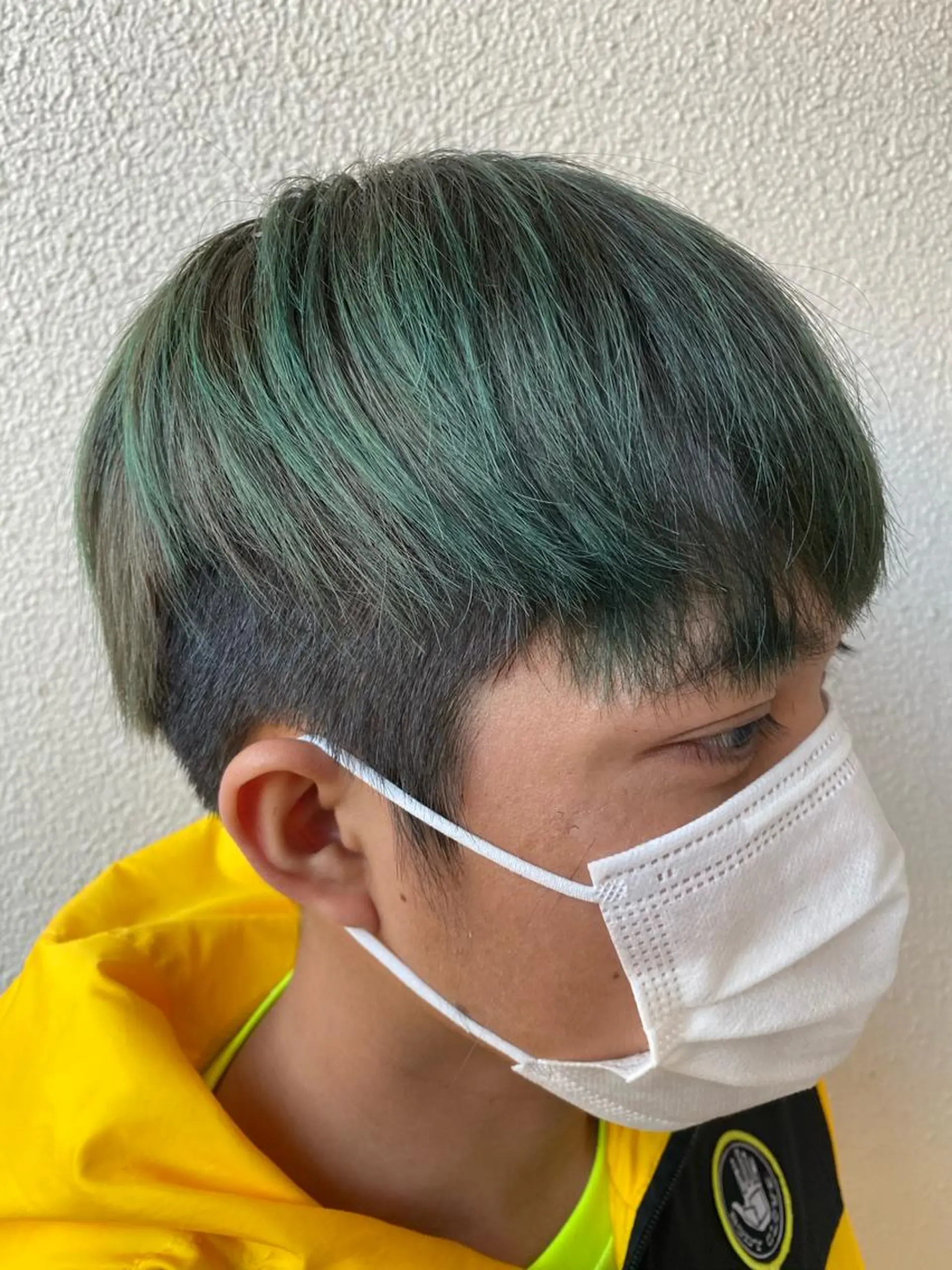 ミディアム メンズ メンズブリーチ メンズ韓国風 韓国風ヘア 柳澤 和也のヘアスタイル