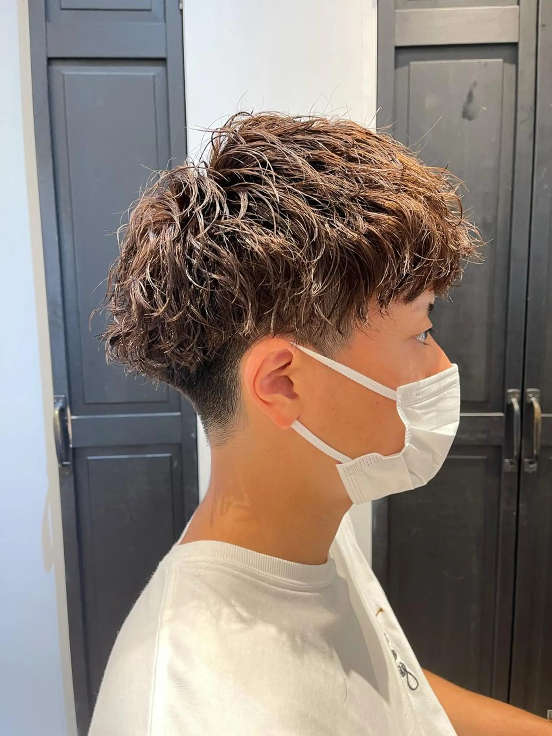 ショート パーマ メンズ メンズパーマ ツイストスパイラルパーマ スパイラルパーマ カット パーマ トリートメント ヘアセット 新宿メンズ専門 モテ清潔感パーマ特化のヘアスタイル