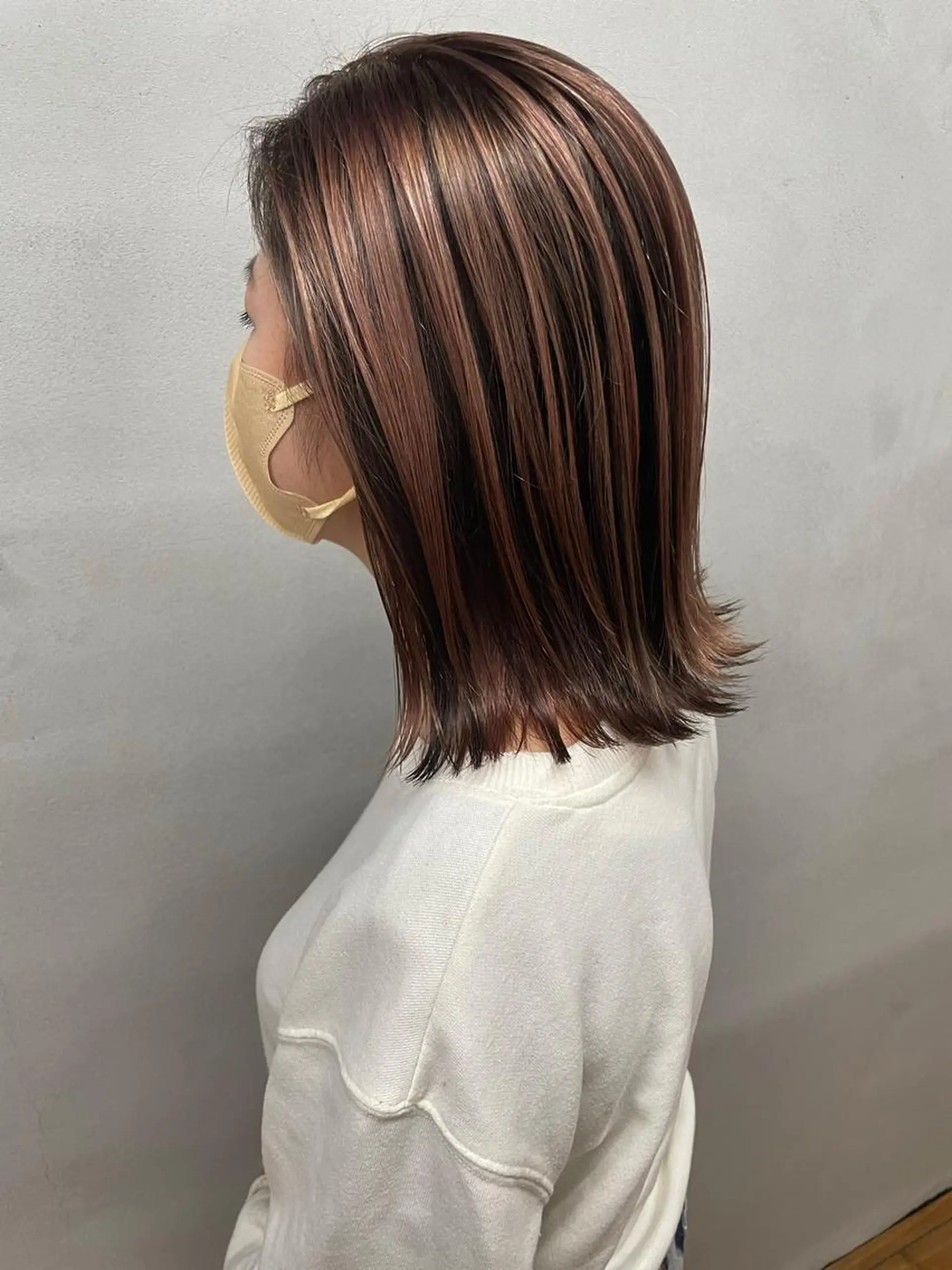 ミディアム カラー 女性リピ90%🍨 🩷佐藤みずきのヘアスタイル