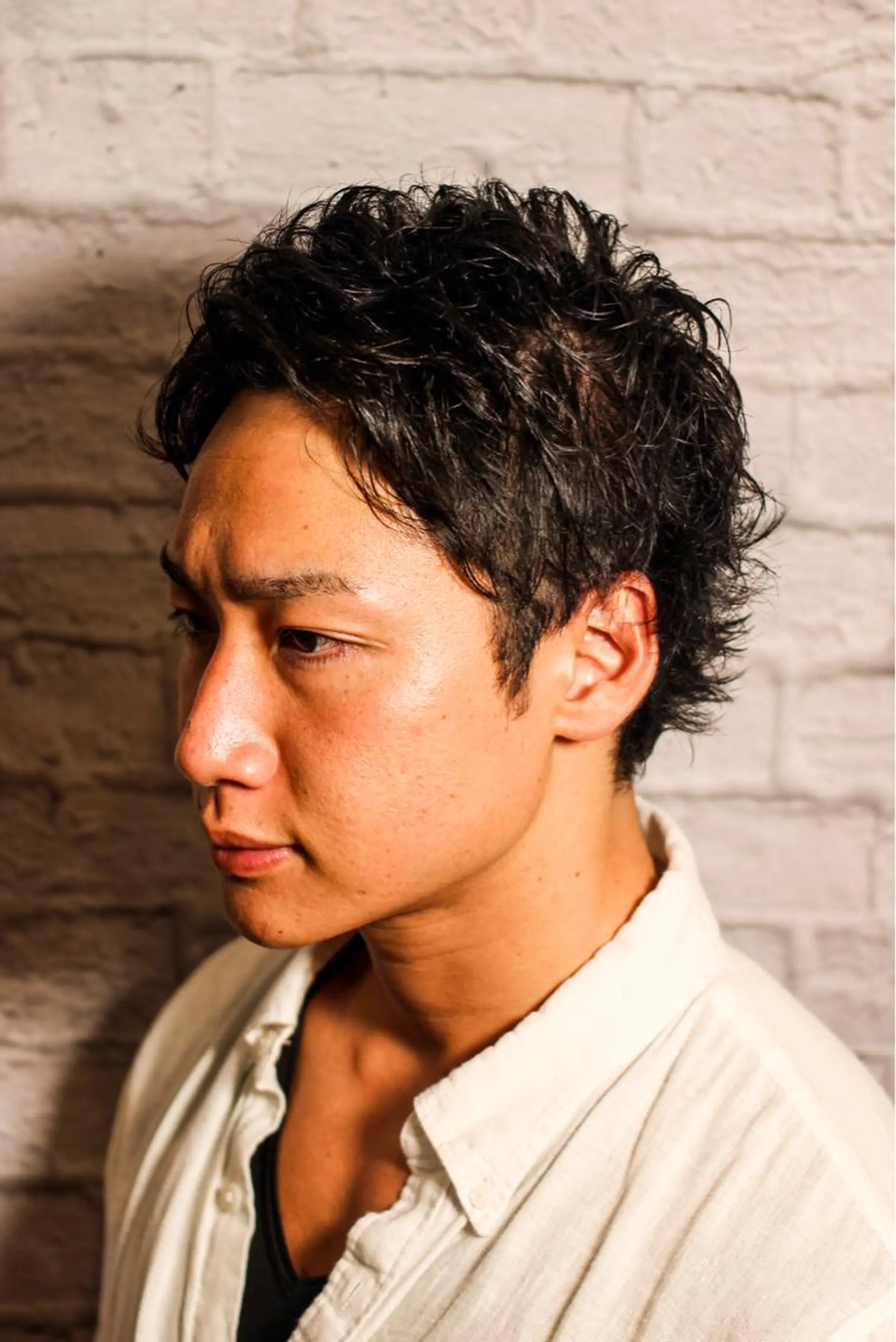 ミディアム メンズカット 佐藤優菜のヘアスタイル