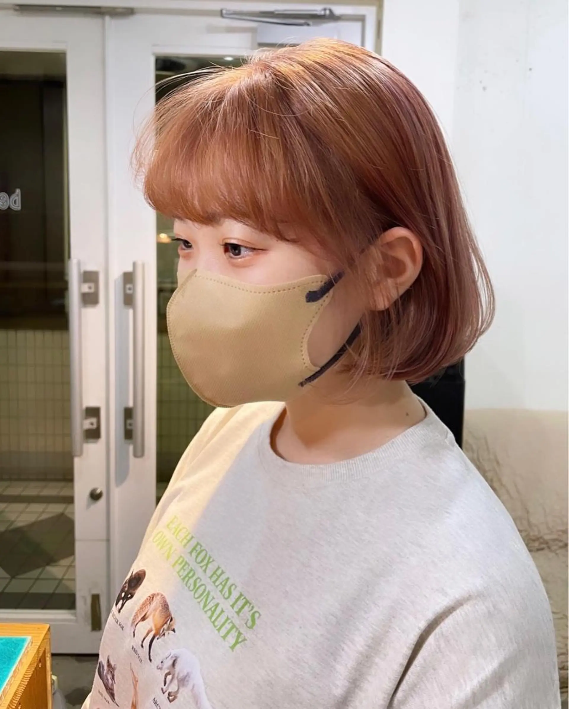 ショート カラー カット ヘアカラー 竹内 柚子のヘアスタイル