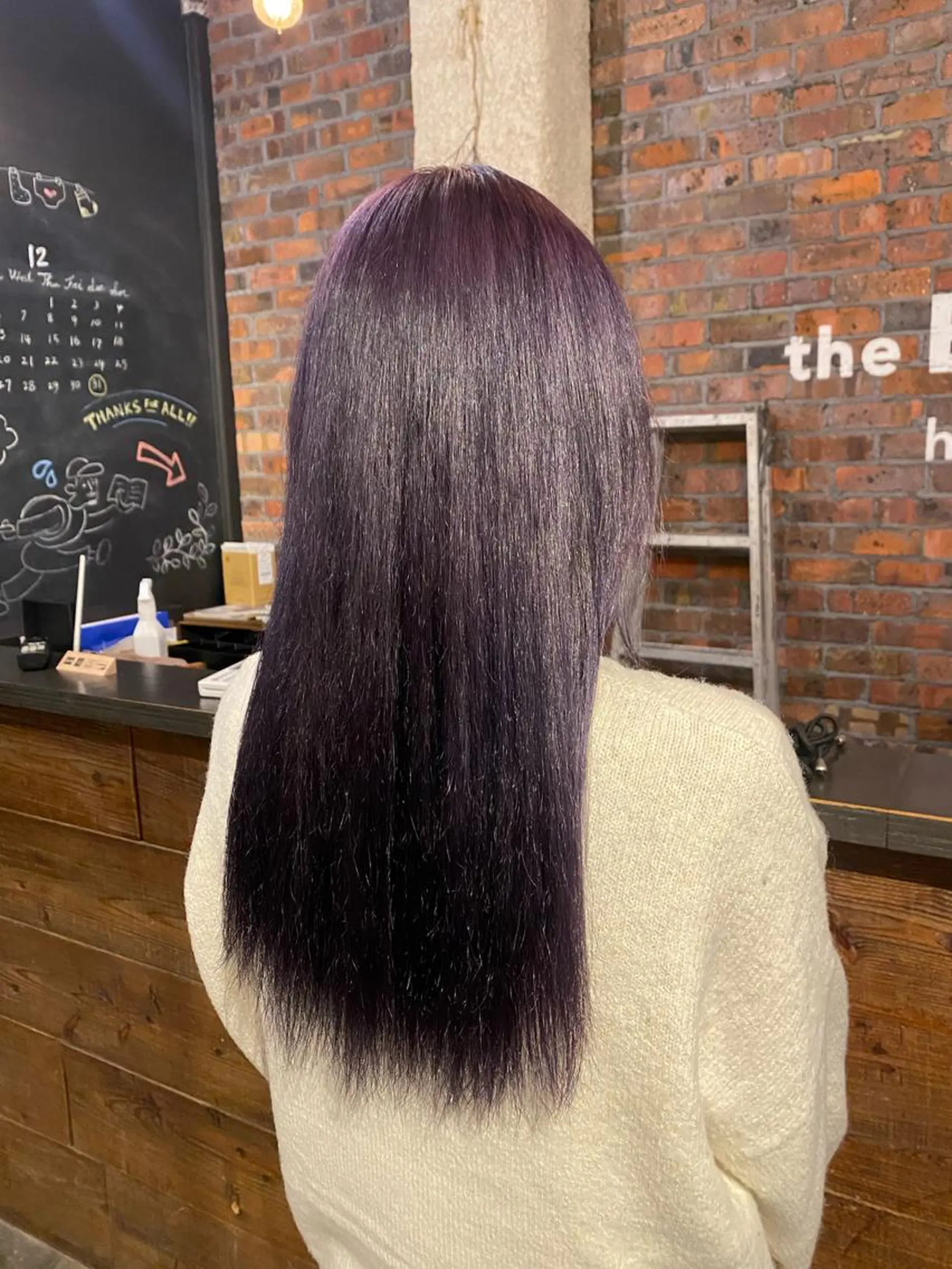 セミロング カラー ハイトーンカラー the BRIDGE 加藤みのりのヘアスタイル