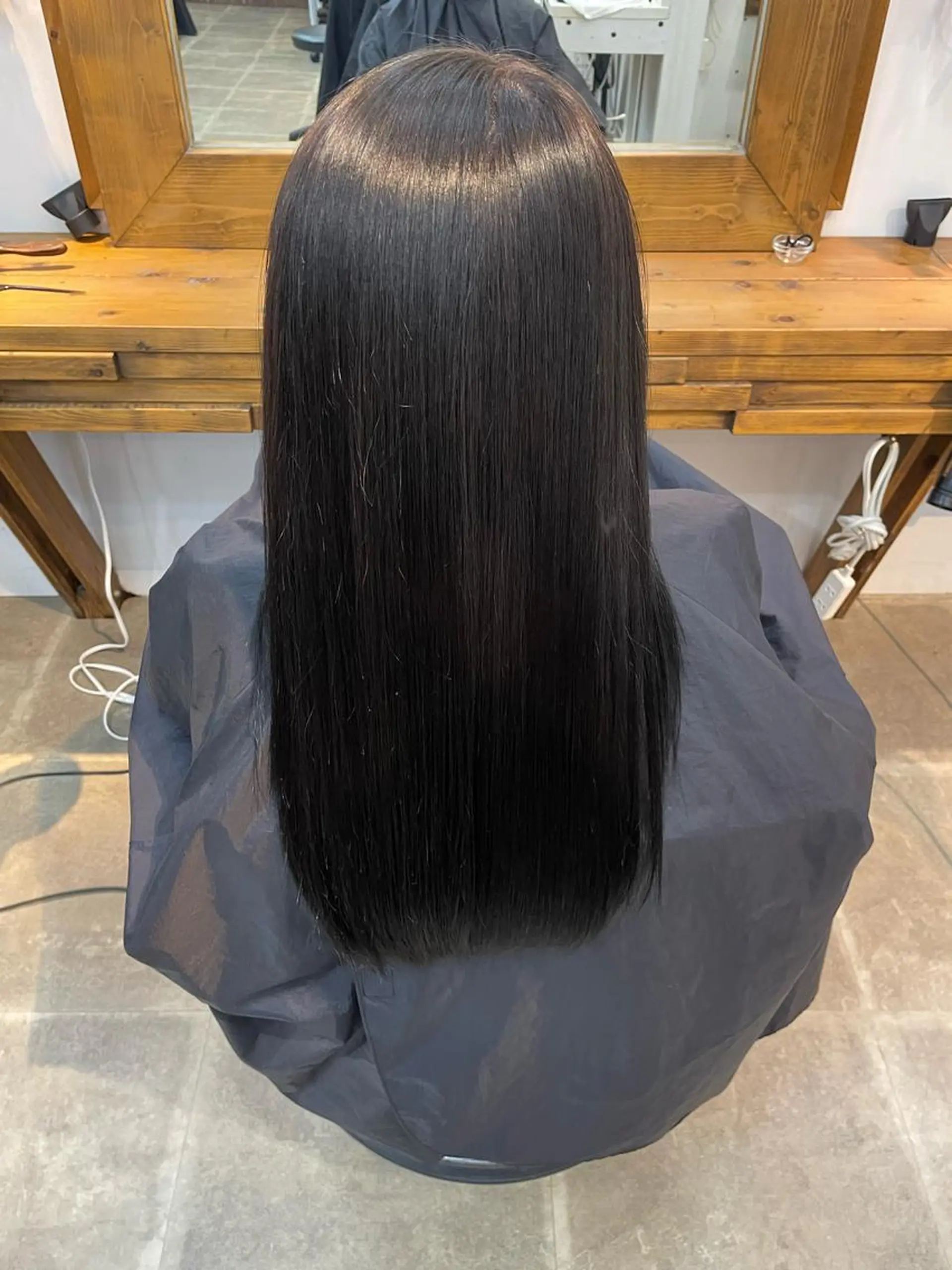 ロング カラー 松田 恋のヘアスタイル