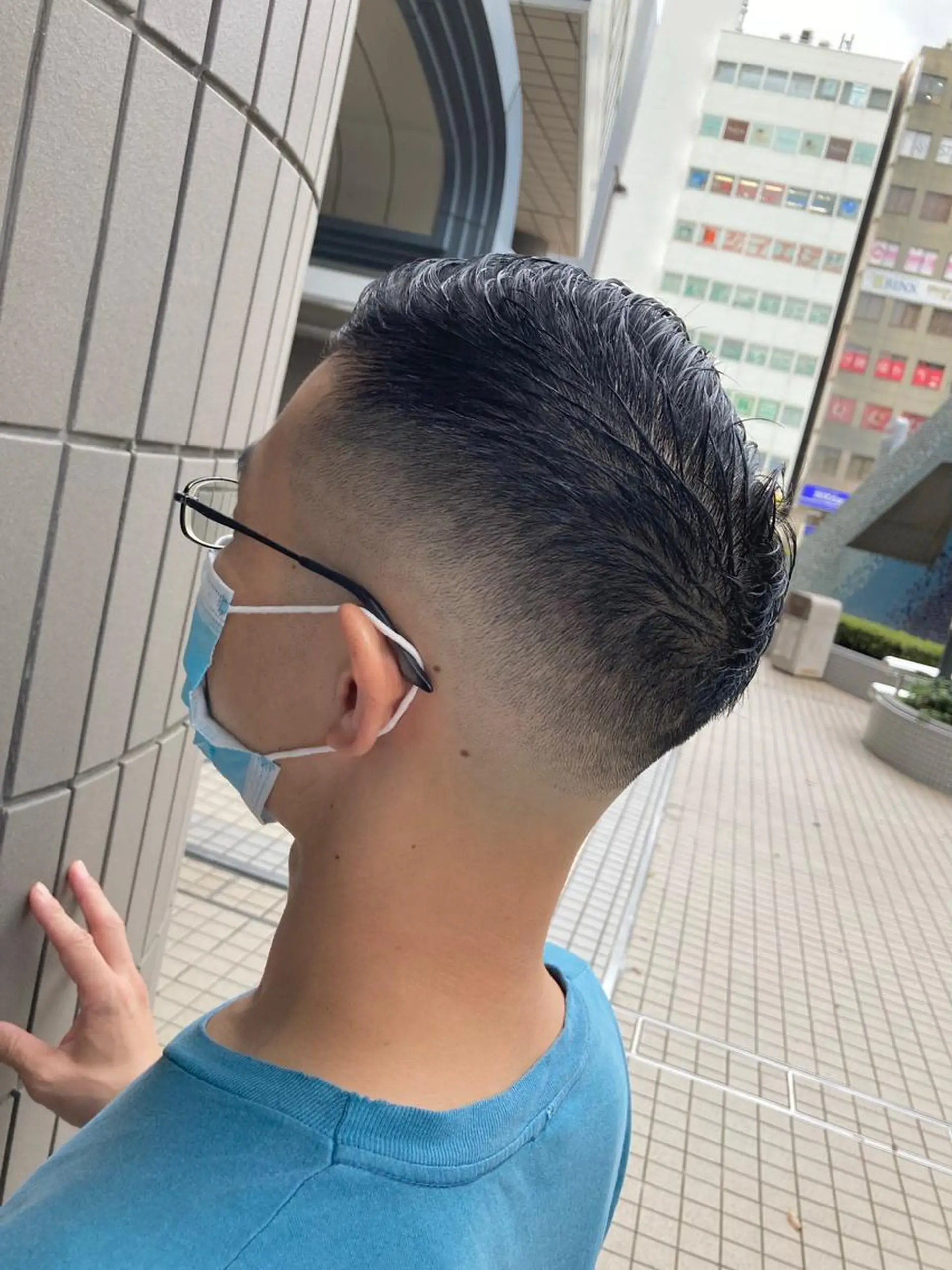 ショート メンズ フェードカット スキンフェード カット SHAFT Ieiriのヘアスタイル