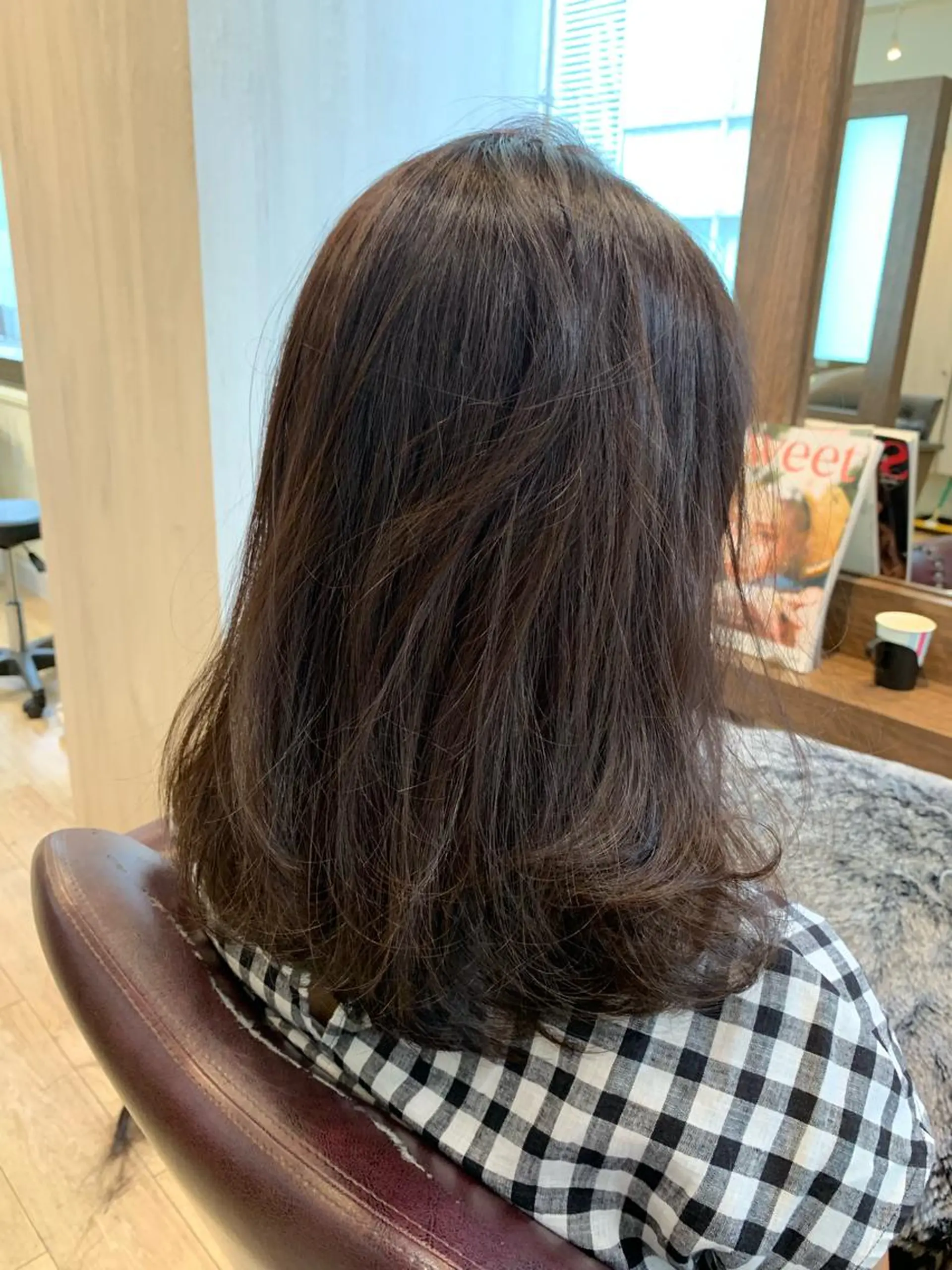 セミロング カラー パーマ KOKUA/髪質改善 艶髪縮毛矯正のヘアスタイル