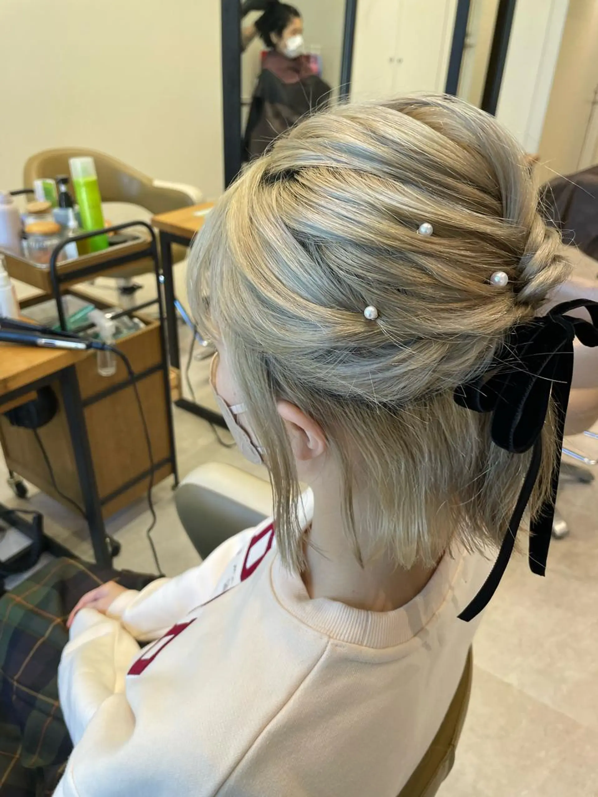 ヘアアレンジ ボブ/透明感 カラー /風花のヘアスタイル