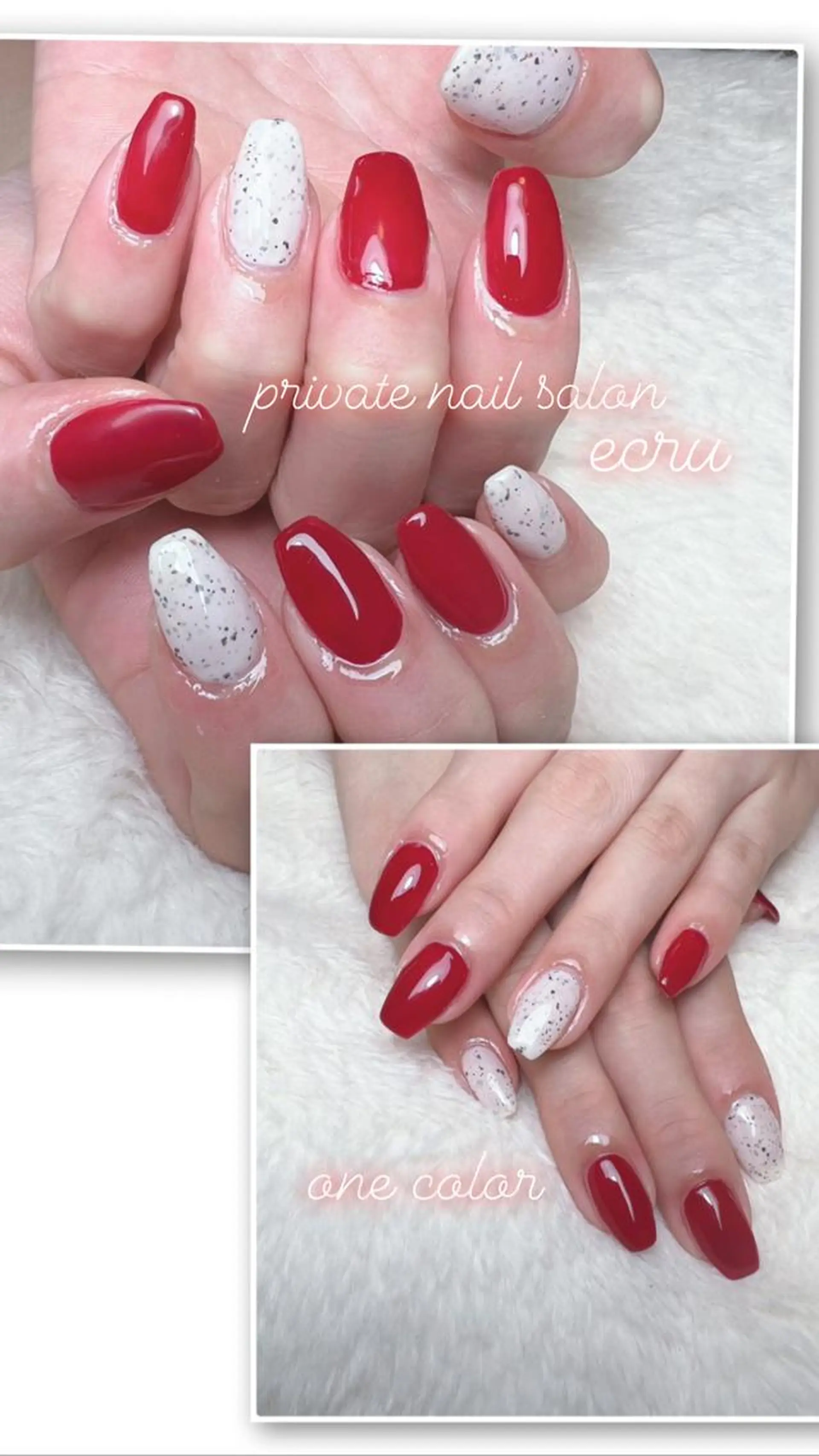 ネイル ワンカラーネイル ecru エクリュのネイルデザイン