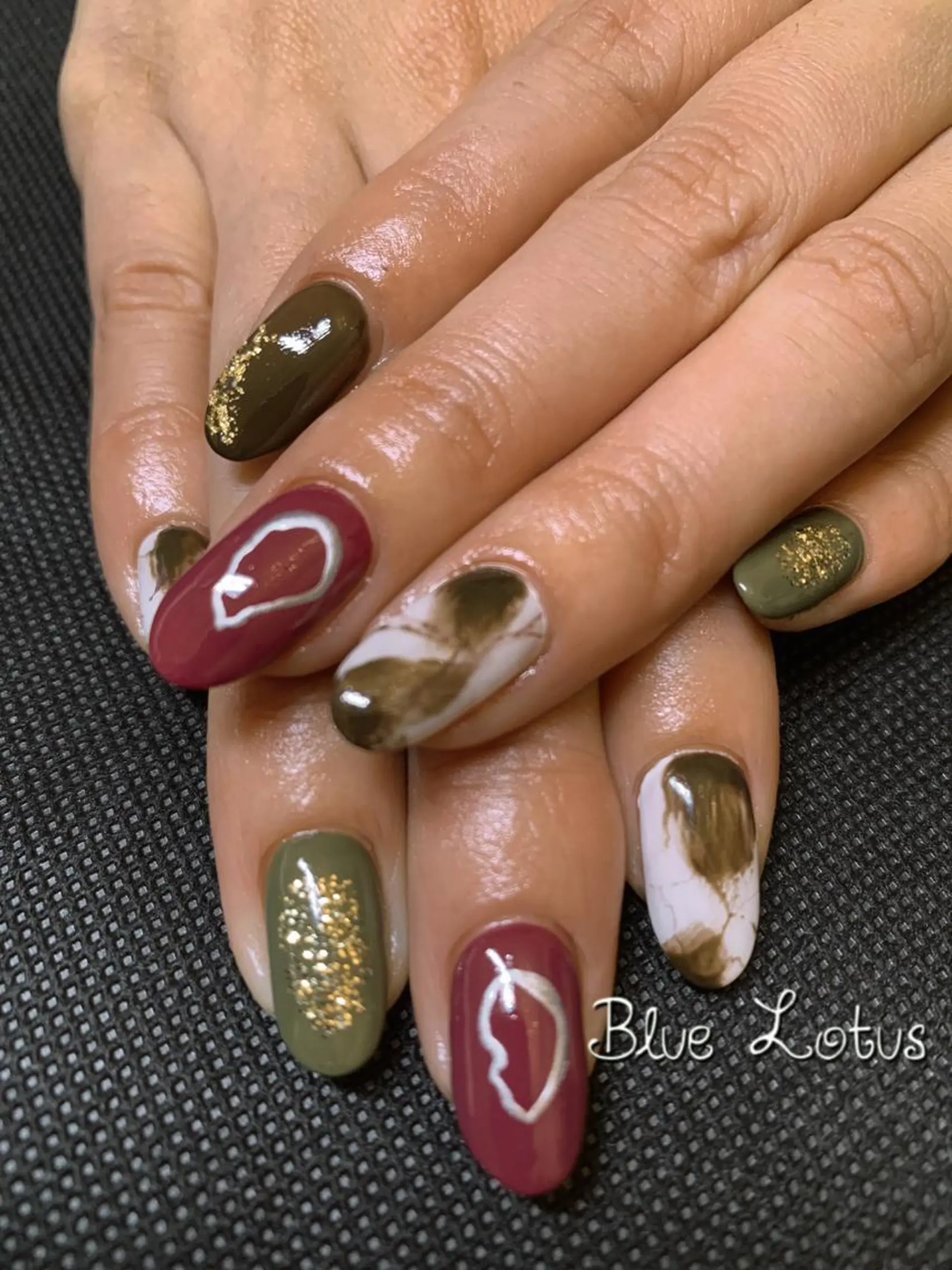 ネイル 持ち込み ハンドネイル 三浦 藍のネイルデザイン