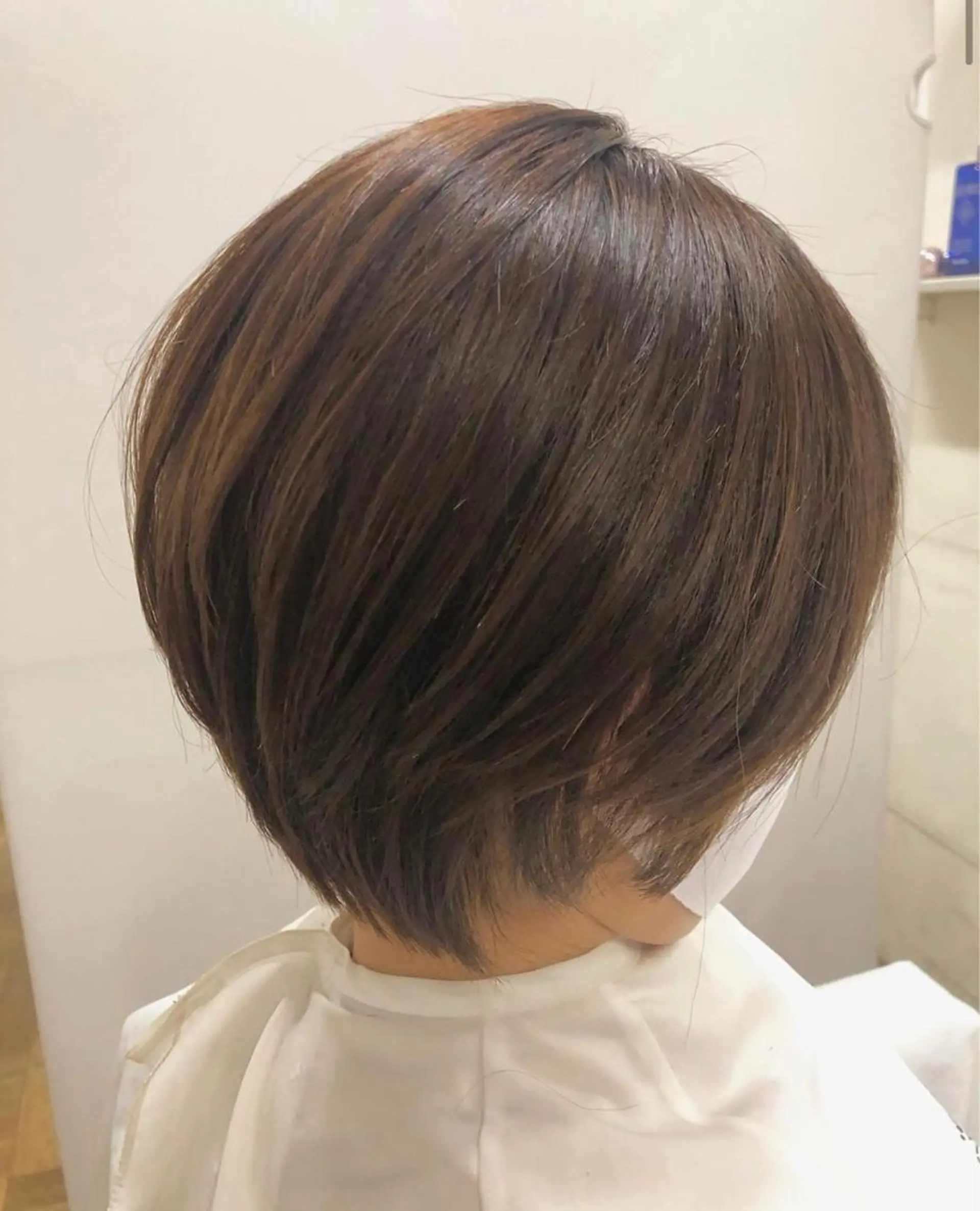 ショート カット ヤナギウチ エリカのヘアスタイル